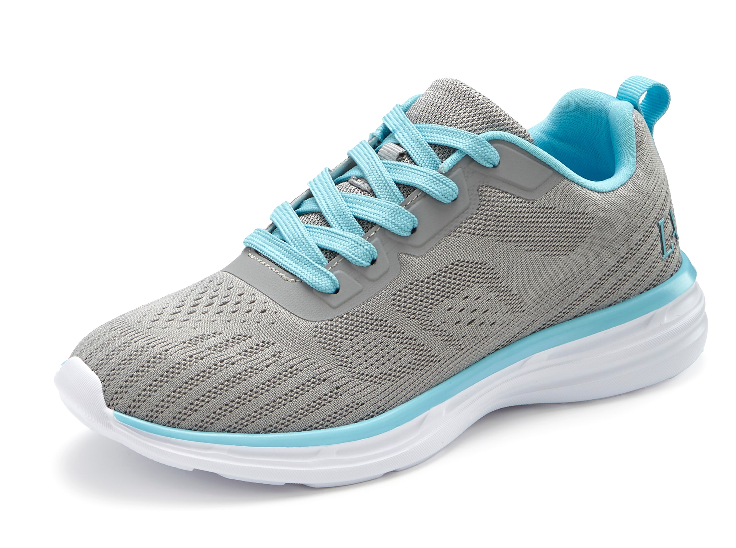 Image of LASCANA Sneaker "Freizeitschuh, Halbschuh, Turnschuhe," NEU mit farbigen Details im sportiven Look VEGAN