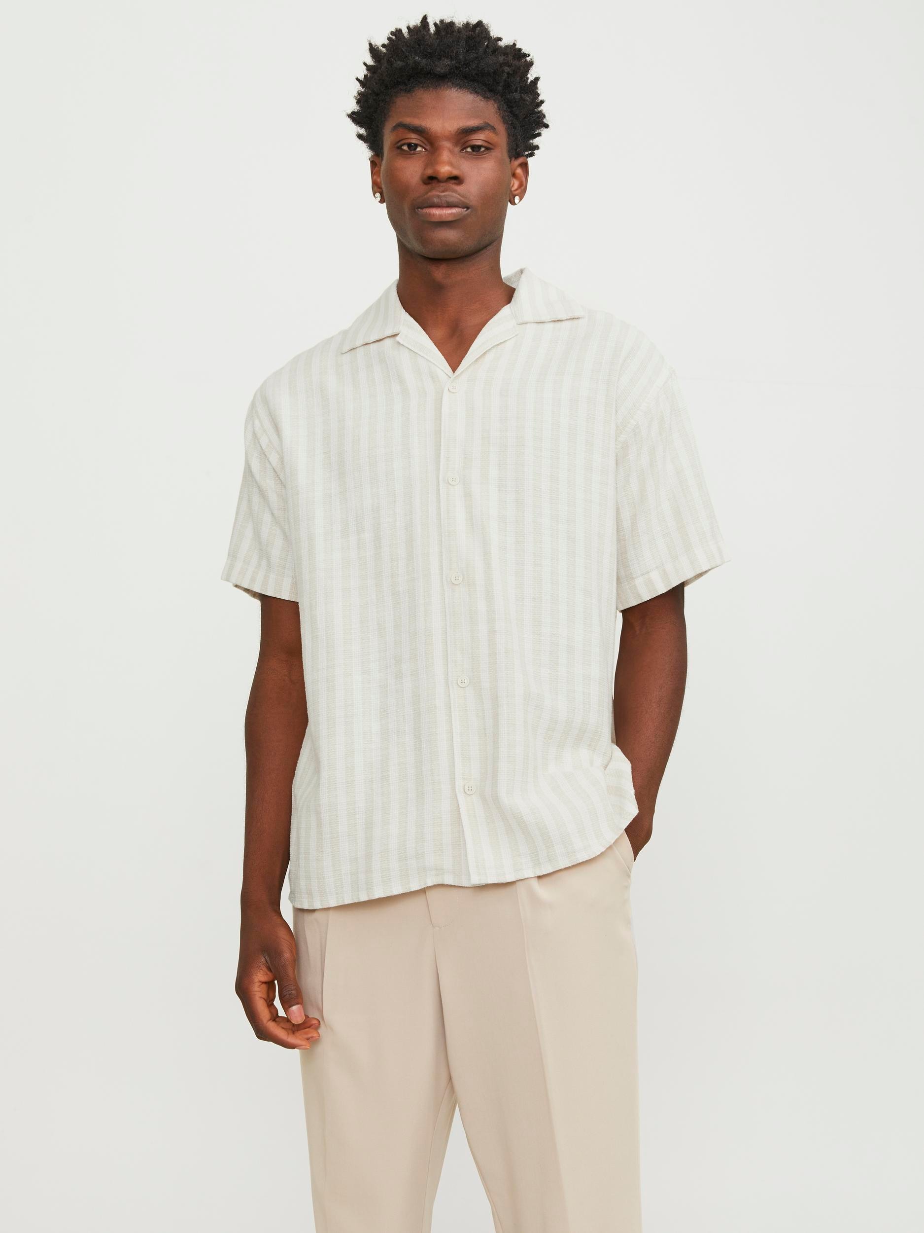 Jack & Jones Kurzarmhemd »JORCABANA STRIPE SHIRT SS SN«