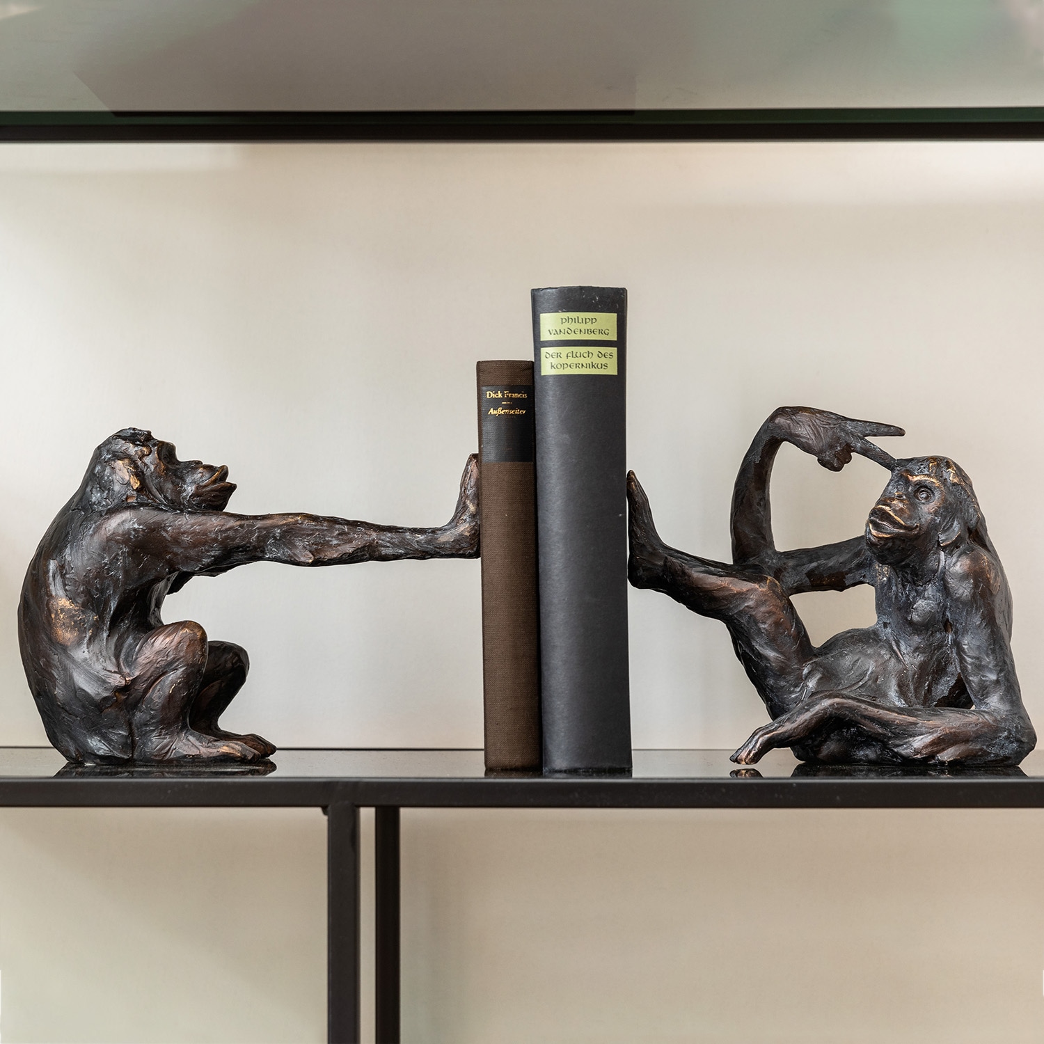 Kare Design Serre-livres »Buchstütze Monkey (2/Set)«