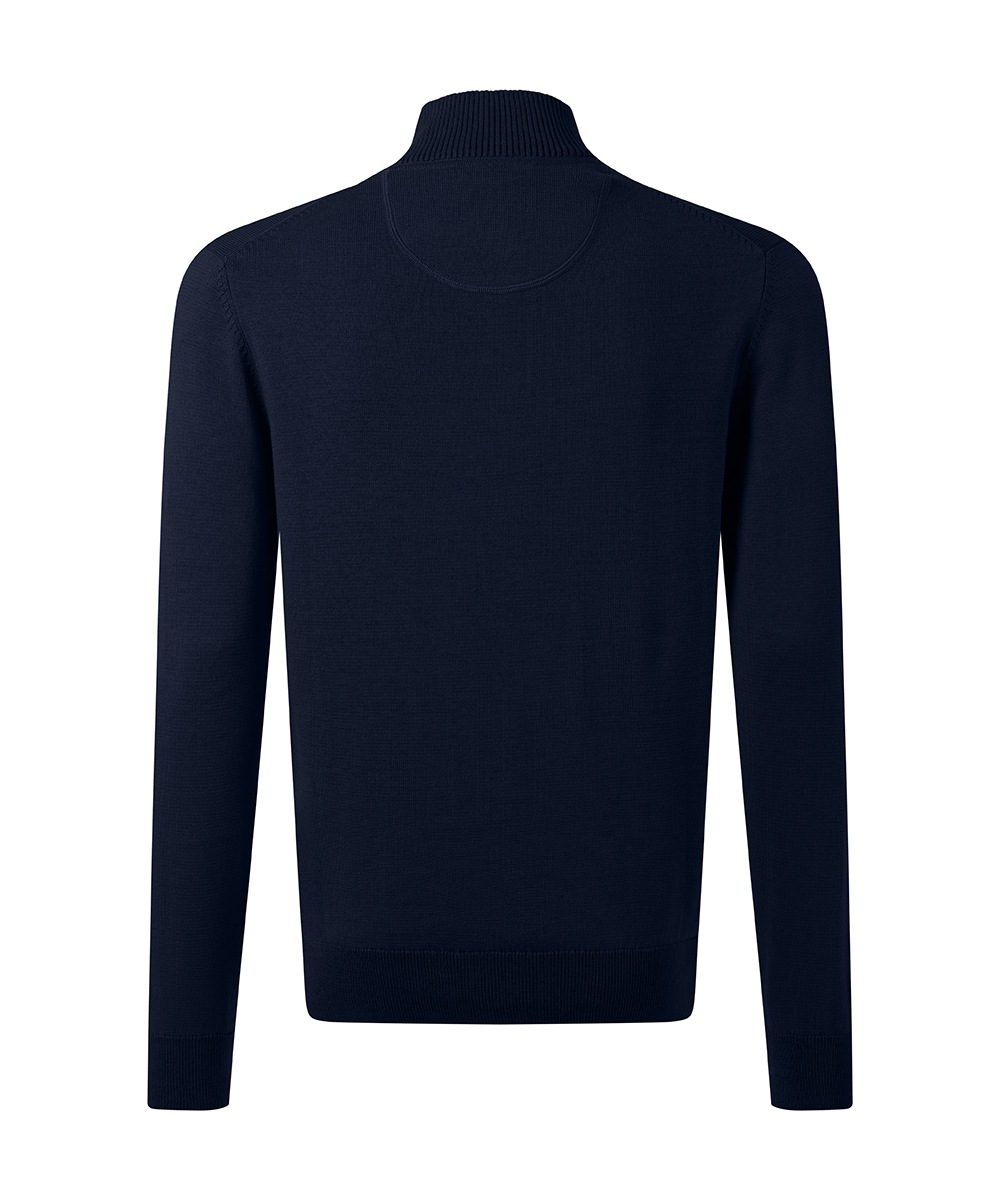 Pierre Cardin Strickpullover, mit Troyer Kragen