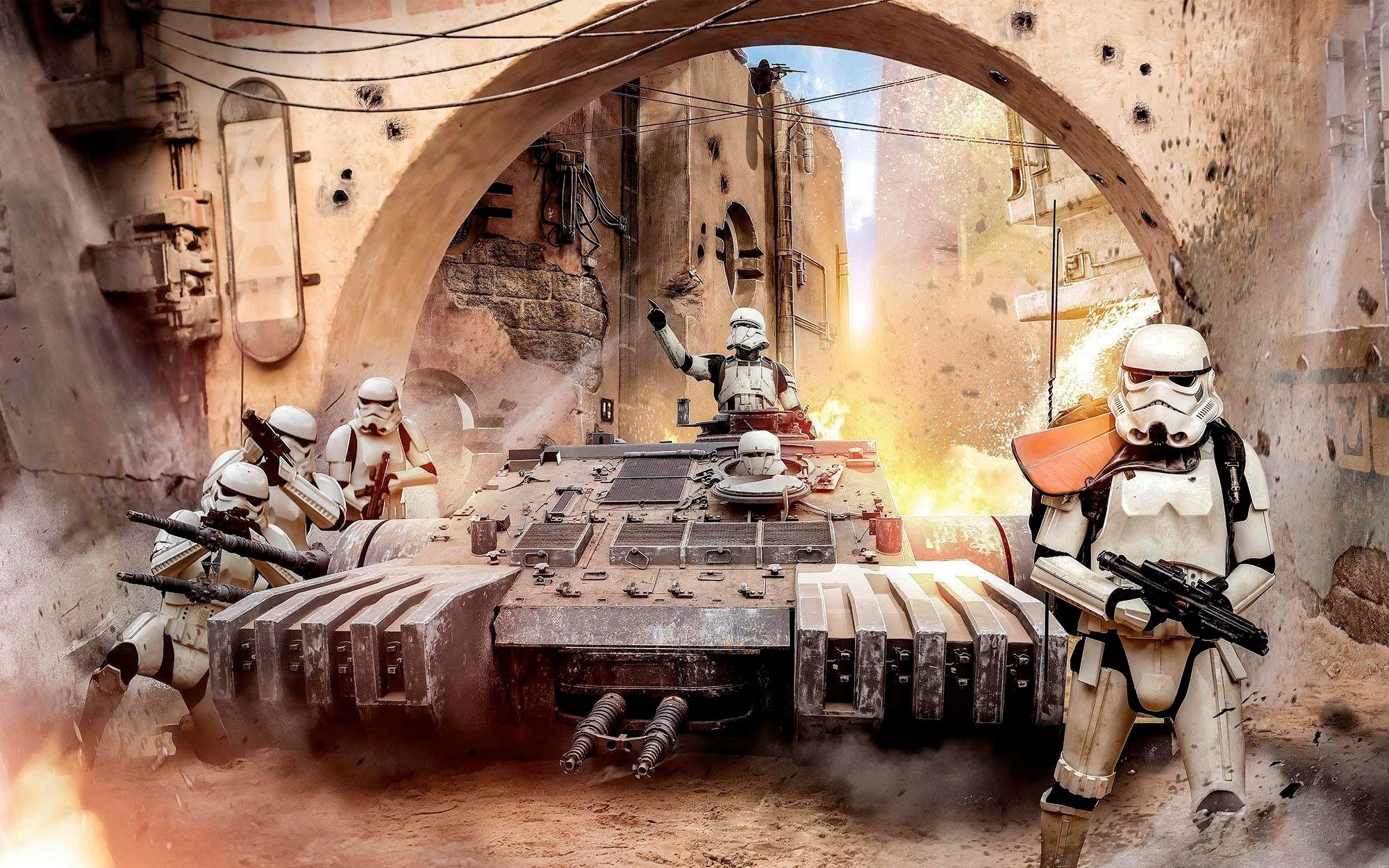 Image of Komar Vliestapete »Star Wars Tanktrooper«, Comic bei Ackermann Versand Schweiz