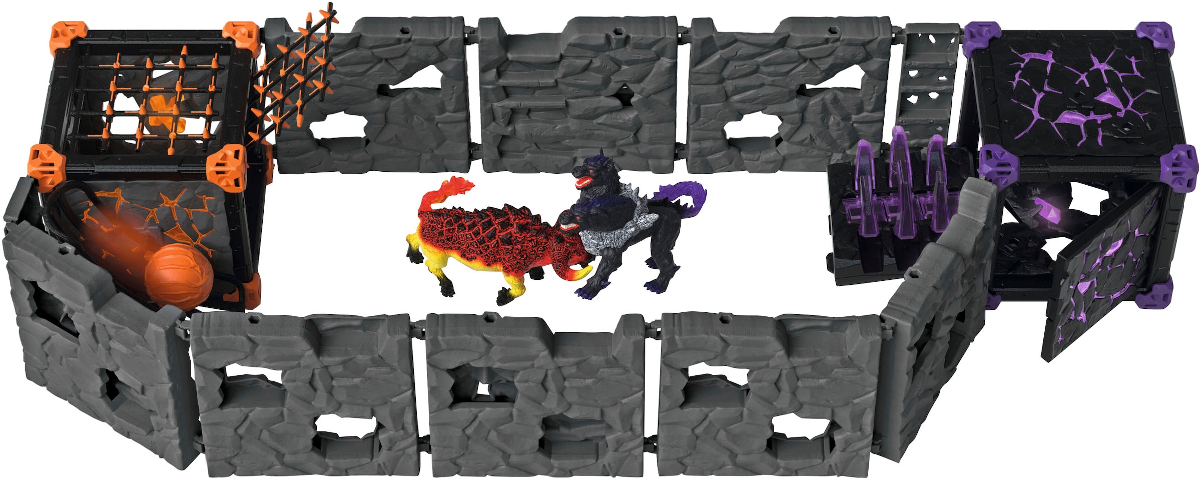 Schleich® Spielwelt »ELDRADOR® CREATURES, BattleCave Arena: Lava vs. Schatten (42673)«