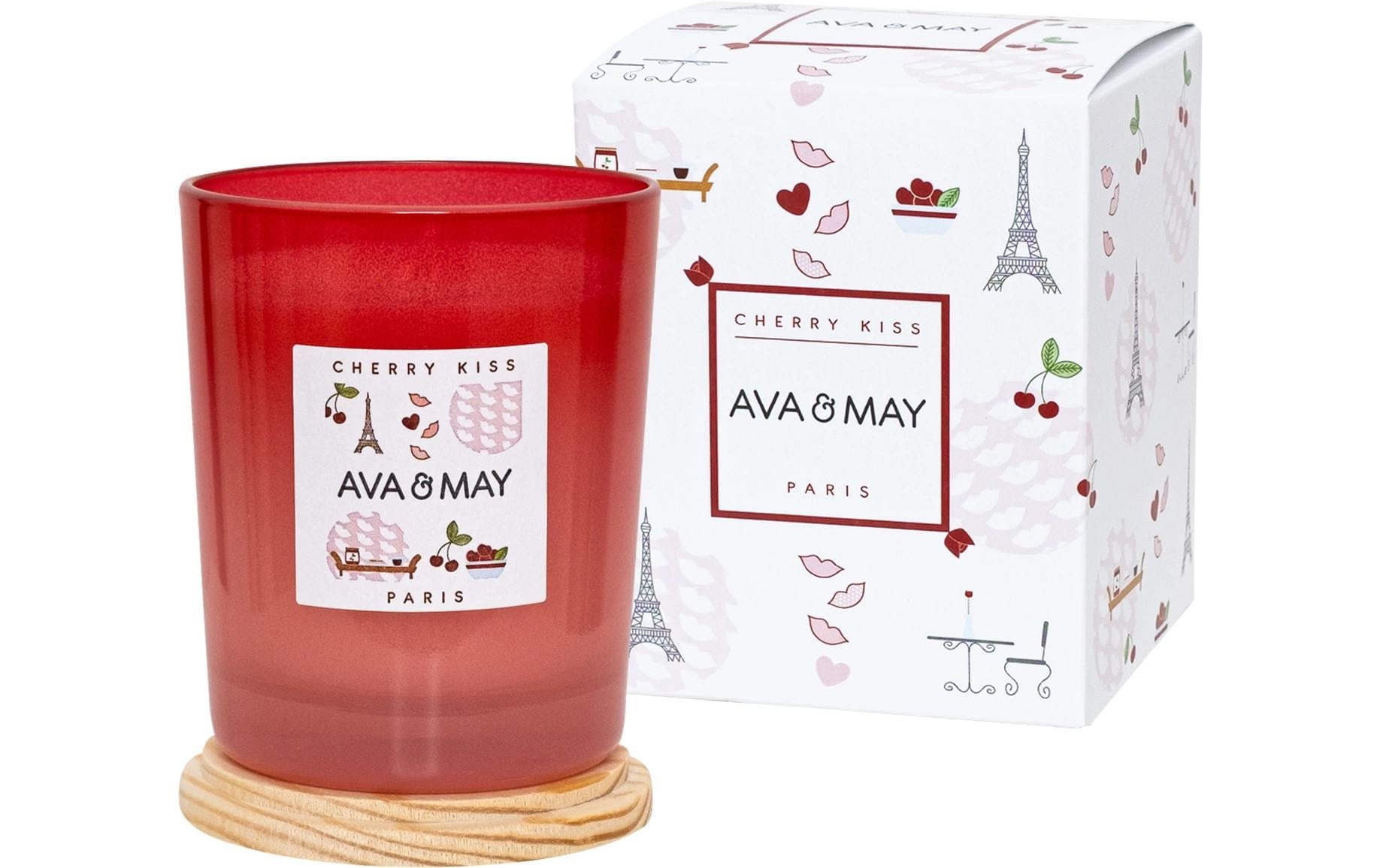 AVA & MAY Duftkerze »Cherry Kiss 180 g«