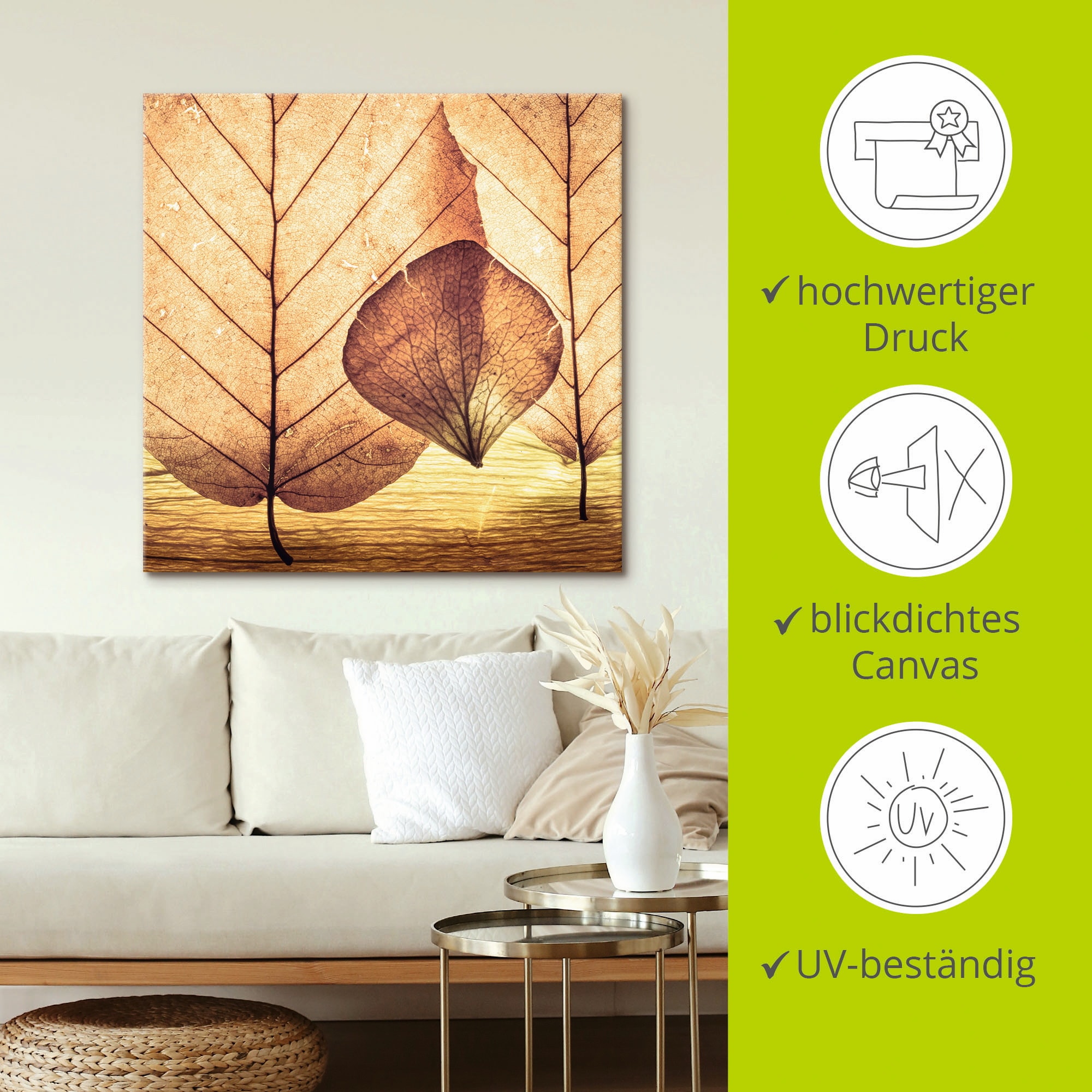 Artland Tableau sur toile »Losgelöst« 1 cuis tlg. auf Keilrahmen gespannt