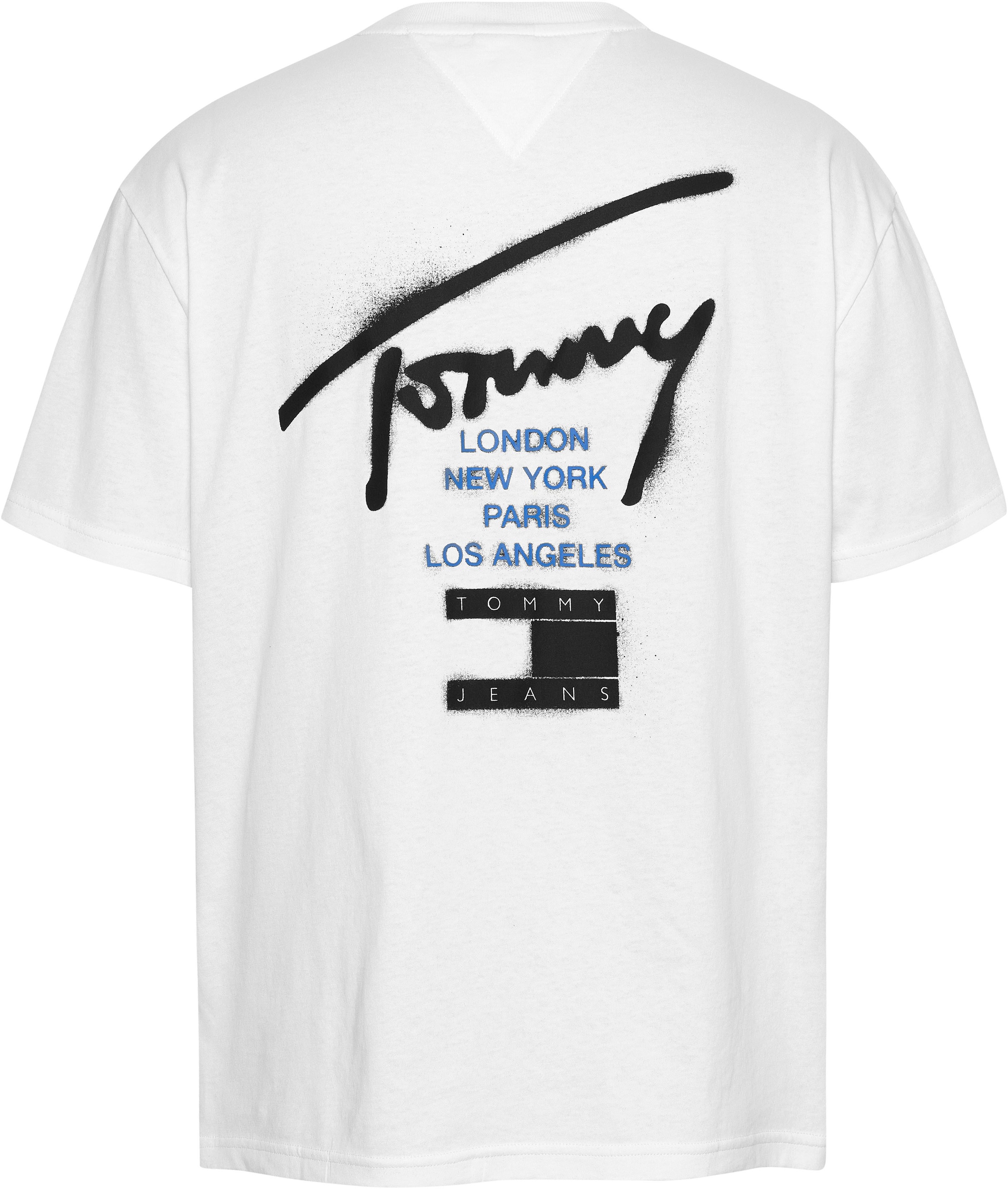 Tommy Jeans T-Shirt »TJM REG GRAFFITI SIG TEE EXT«, mit Logoschriftzug