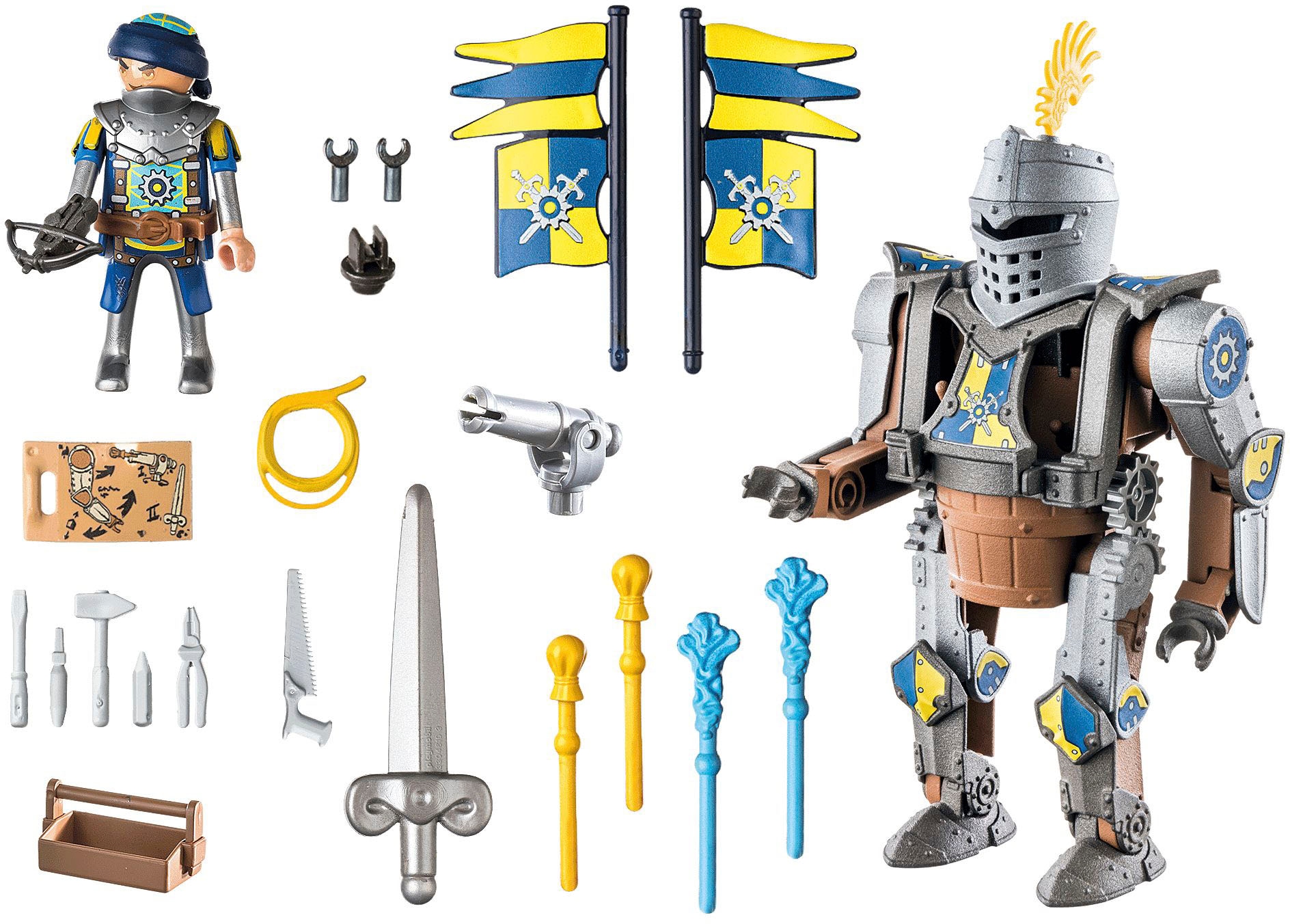 Playmobil® Konstruktions-Spielset »Novelmore - Kampfroboter (71300), Novelmore«, (58 St.), Made in Europe