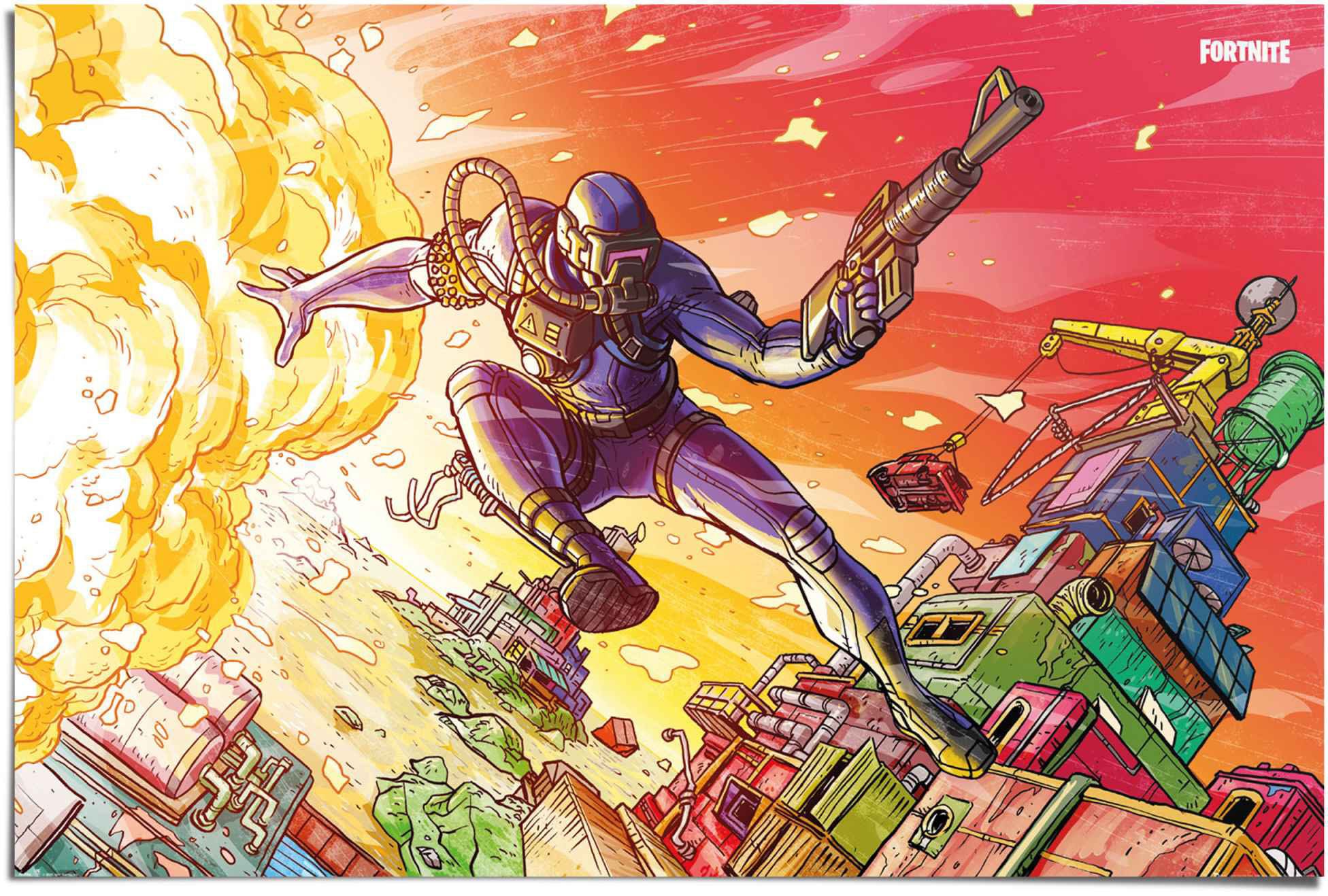 Image of Reinders! Poster »Fortnite Scuba«, (1 St.) bei Ackermann Versand Schweiz