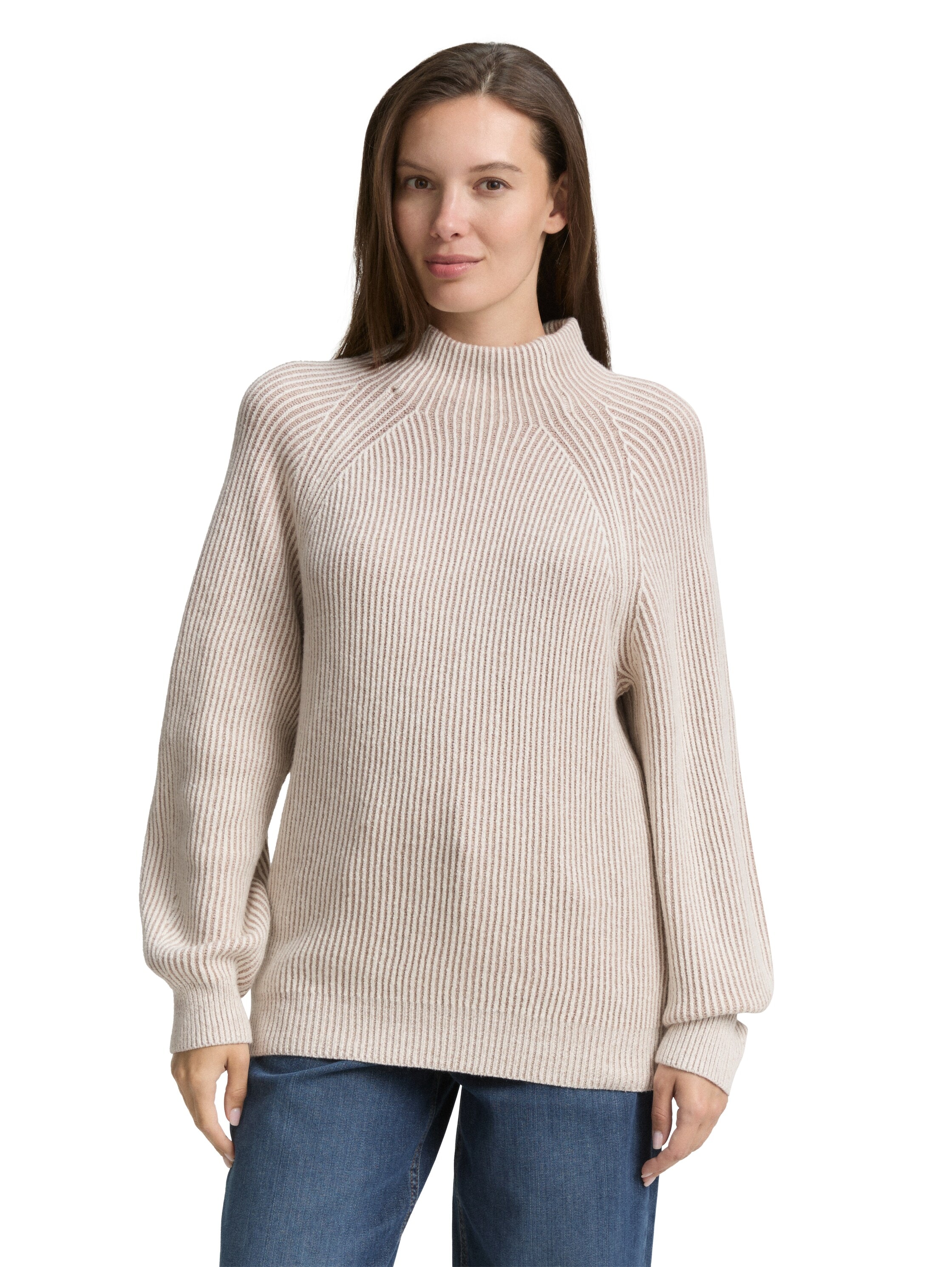Image of TOM TAILOR Strickpullover mit Rippstruktur