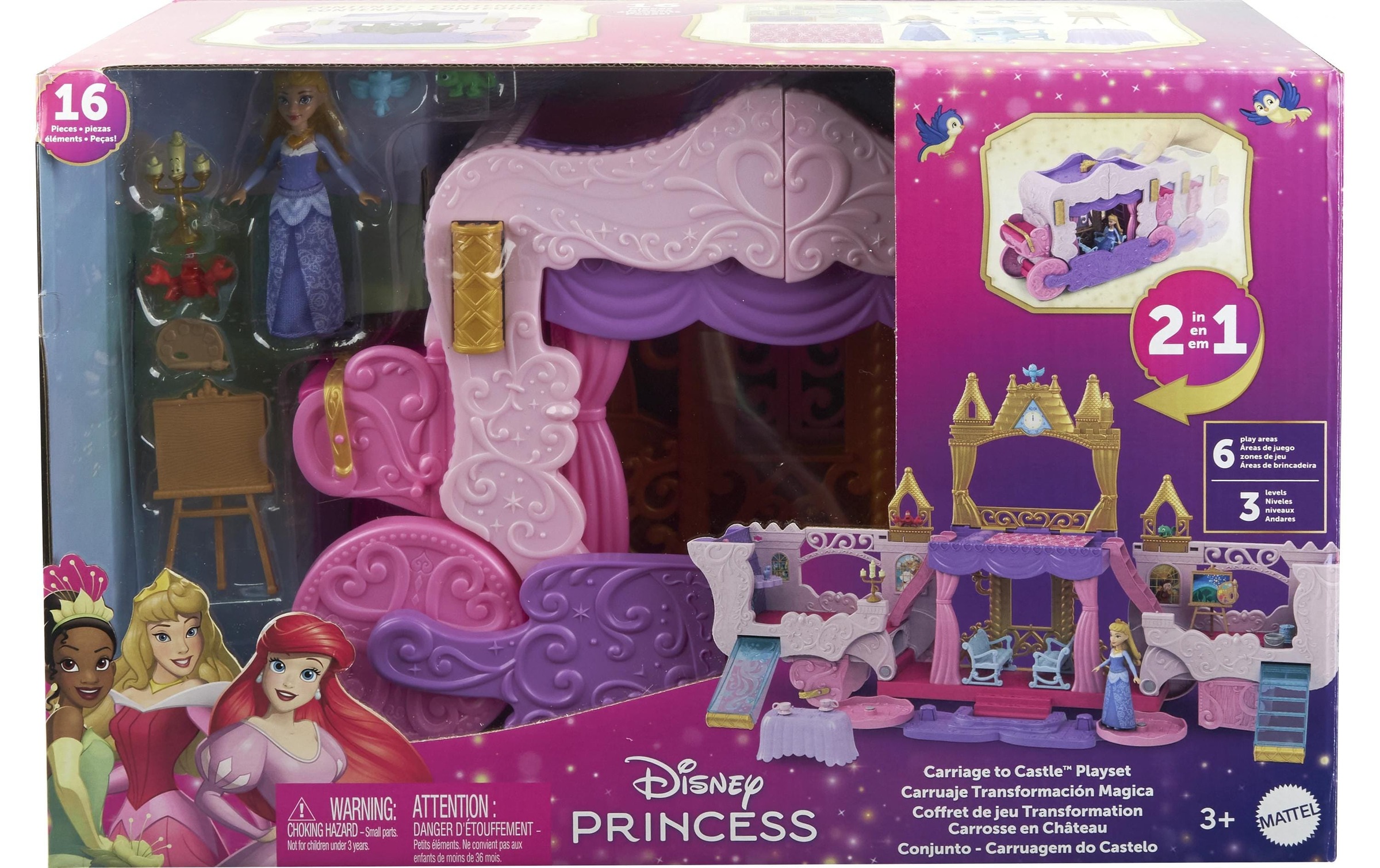 Disney Princess Puppenhaus »Disney Prinzessin Carriage to Castle«