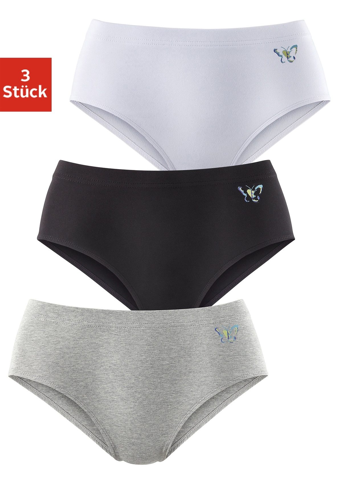 Image of petite fleur Formslip, (Packung, 3 St., 3er-Pack), mit kleinem Schmetterlings-Druck bei Ackermann Versand Schweiz