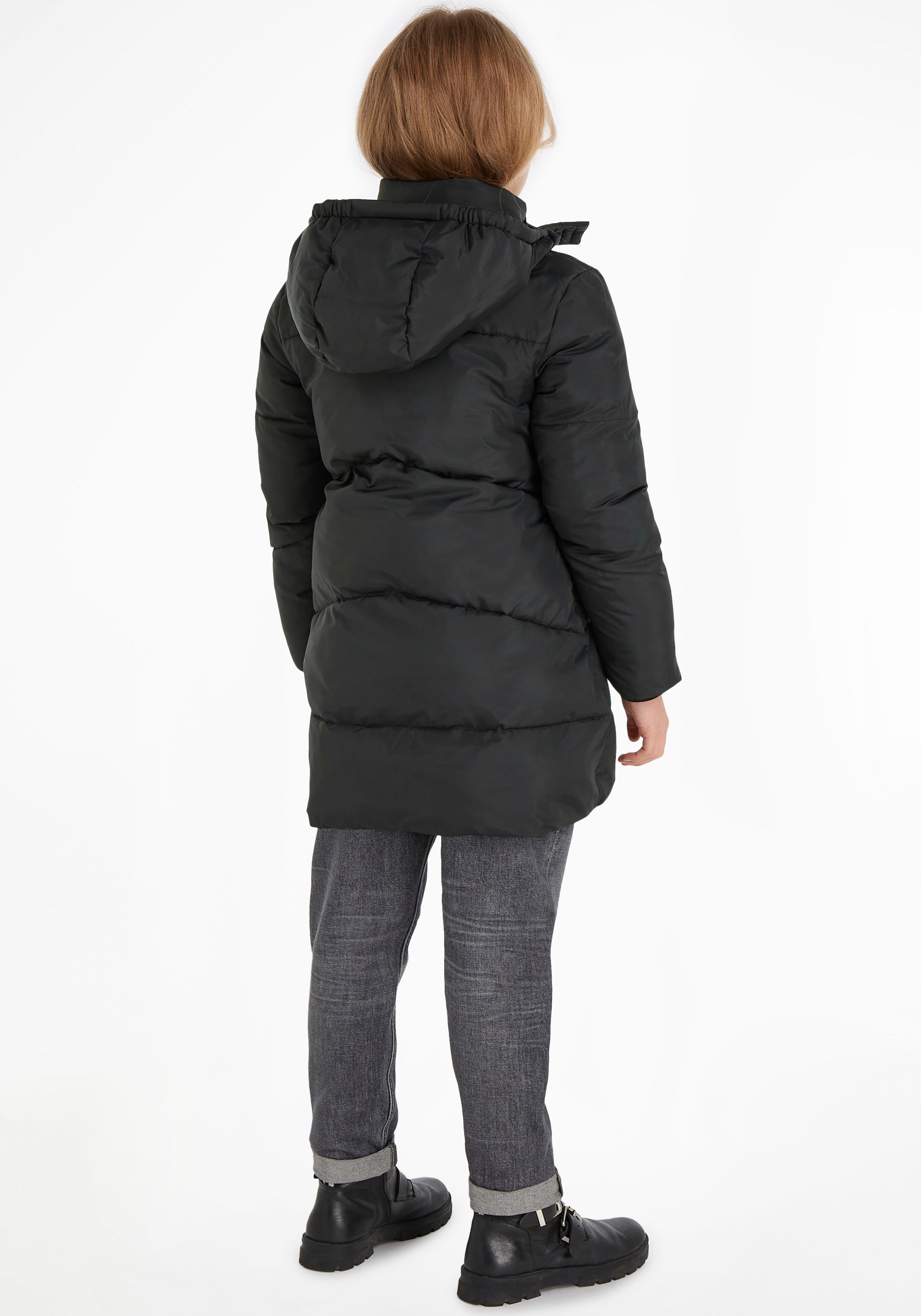 Calvin Klein Jeans Steppmantel »CK LONG PUFFER COAT«, für Kinder bis 16 Jahre und Calvin Klein Markenlabel
