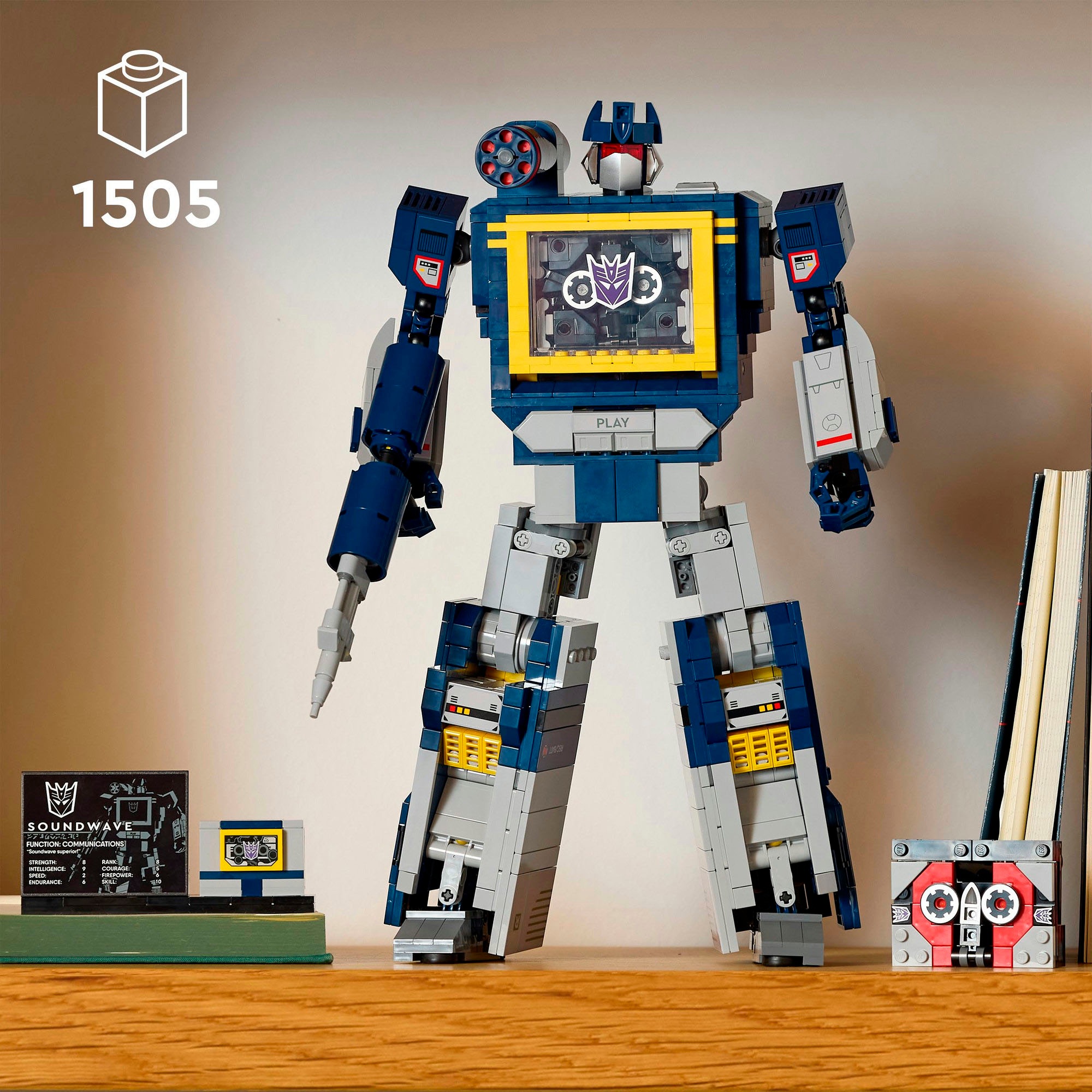 LEGO® Pions de construction »Transformers: Soundwave (10358), LEGO Icons« Made in Europe
