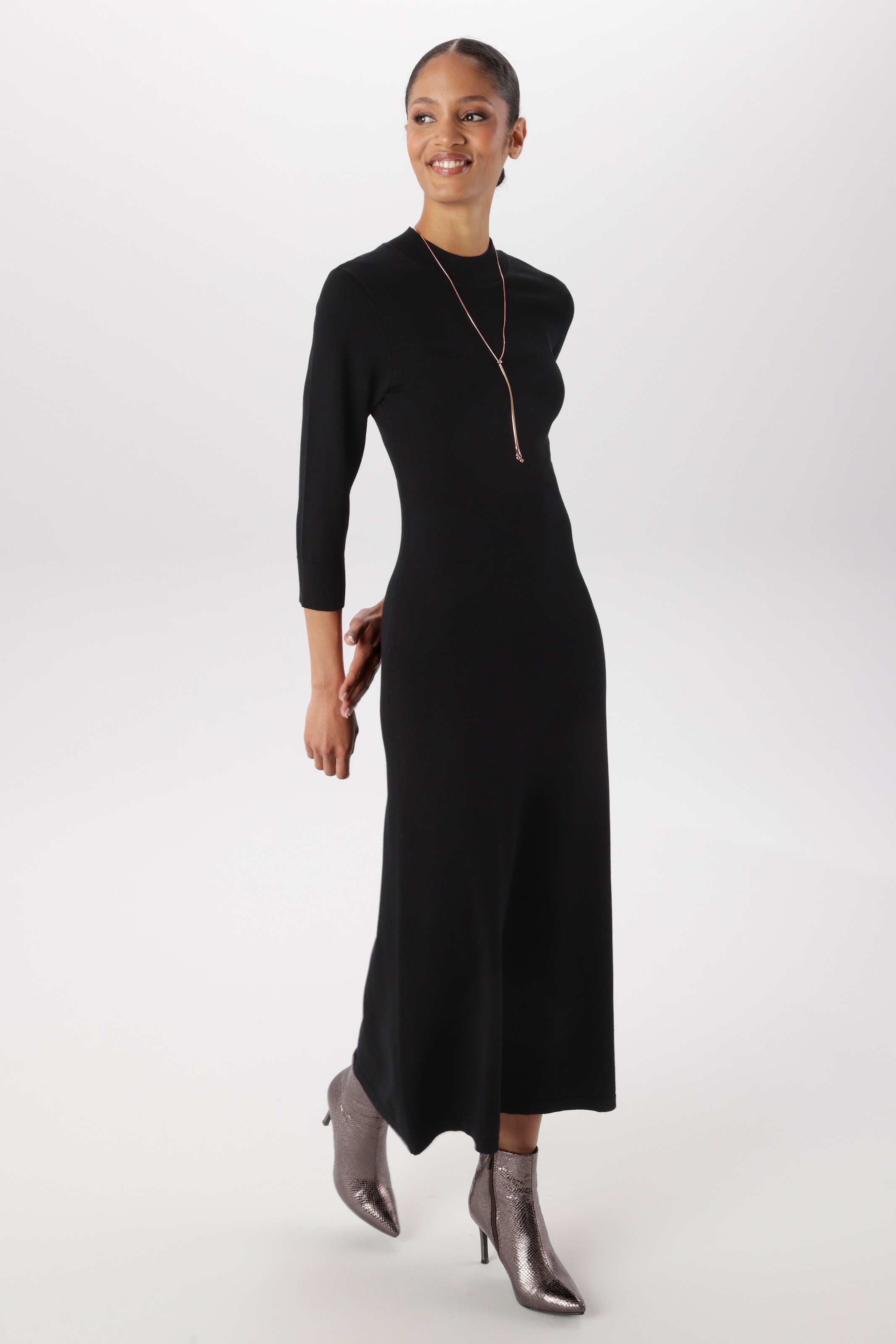 Image of Aniston SELECTED Strickkleid mit kleinem Stehkragen - NEUE KOLLEKTION