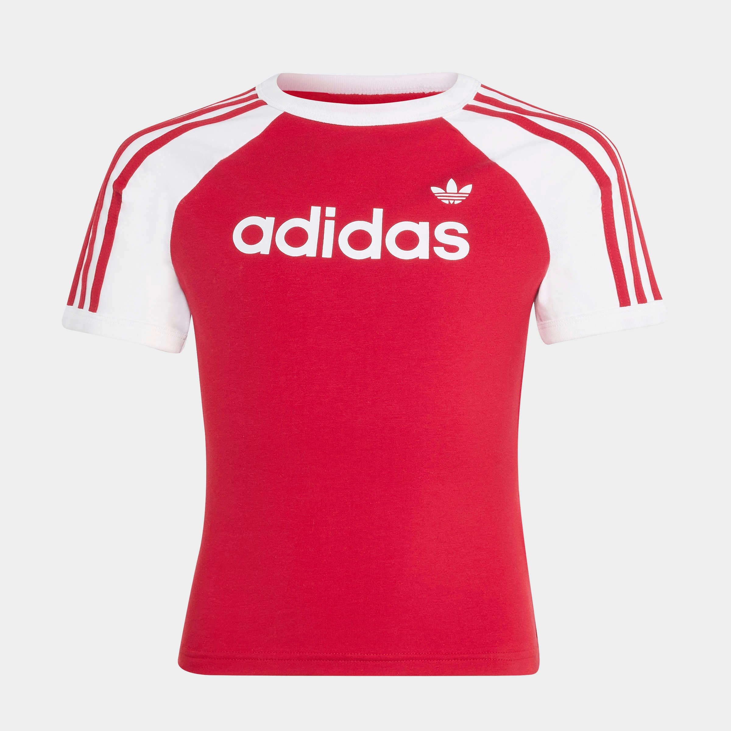 adidas Originals T-shirt »3S SL TEE« pour enfants, design basique, en coton et élasthanne