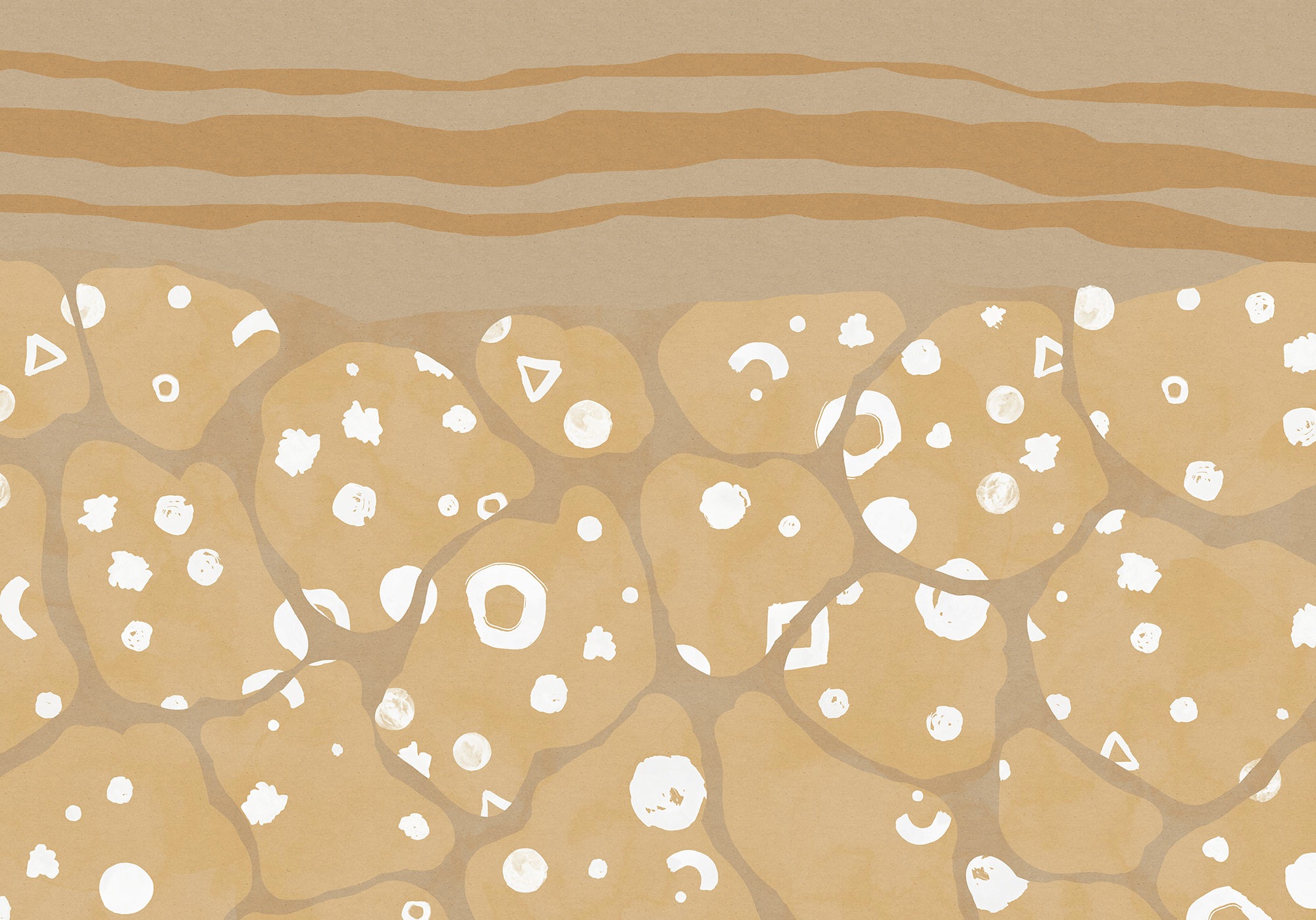 Image of Komar Fototapete »Vliestapete Subsoil«, bedruckt-Kunst-gemustert-realistisch, 400 x 280 cm bei Ackermann Versand Schweiz