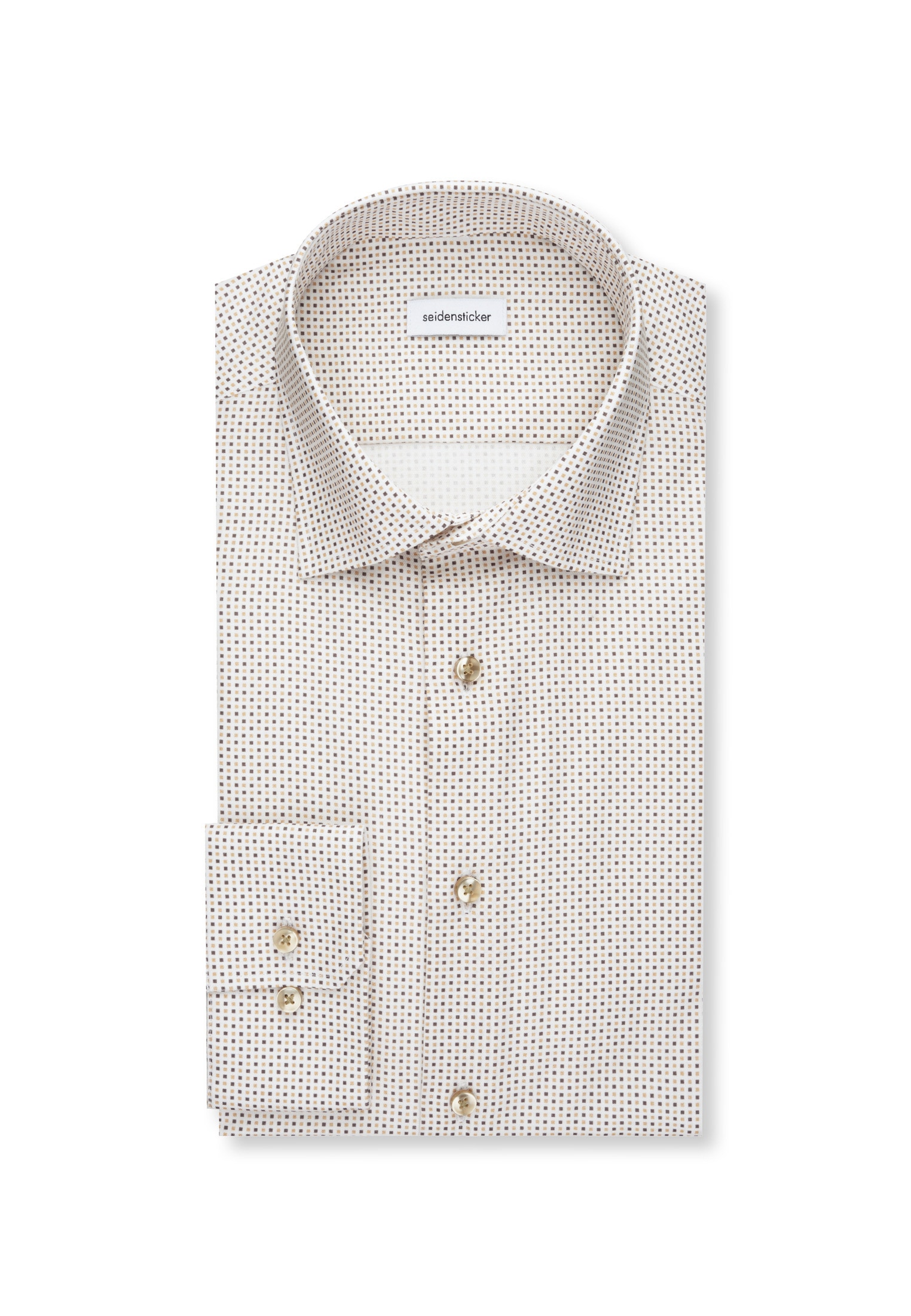 seidensticker Chemise d'affaires »Slim« Slim Langarm Kentkragen Druck