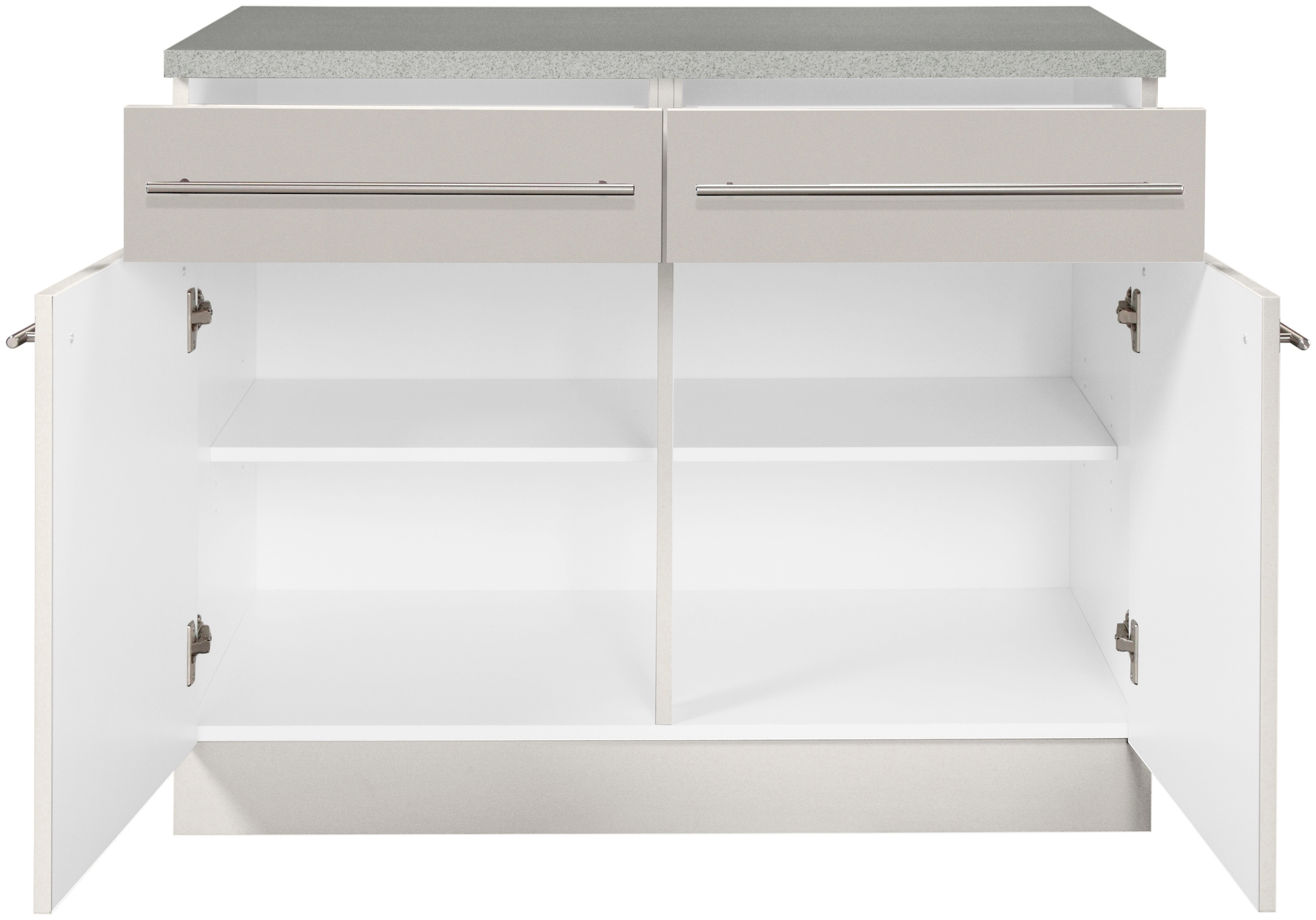 wiho Küchen Armoire basse »Chicago« 100 cm breit, 2 Schubkästen und 2 Türen, für viel Stauraum