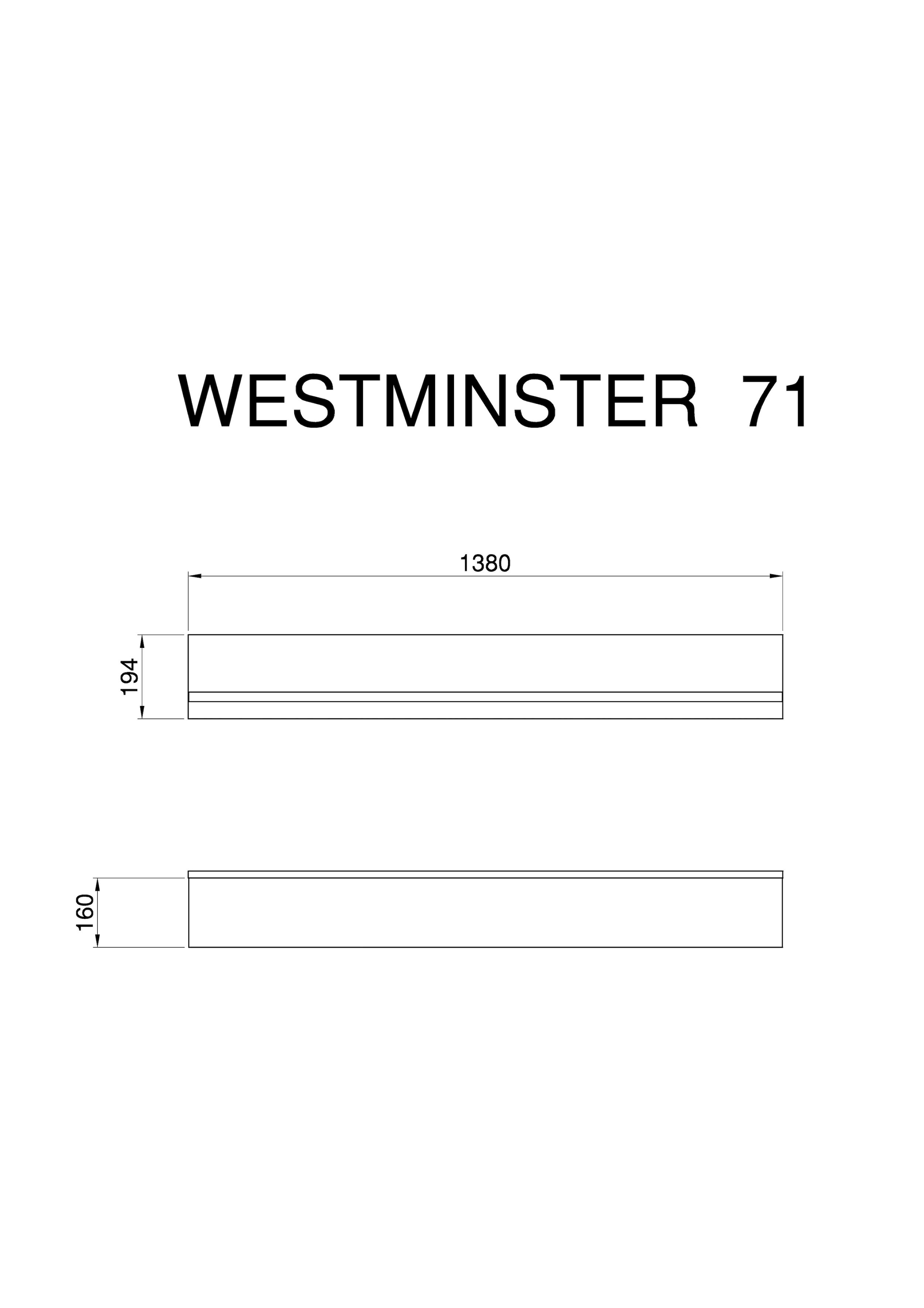 GOODproduct Wohnwand »Westminster TOPSELLER!« Set, Vitrine, Lowboard, Standregal, Wandregal, 4 Stk. tlg.