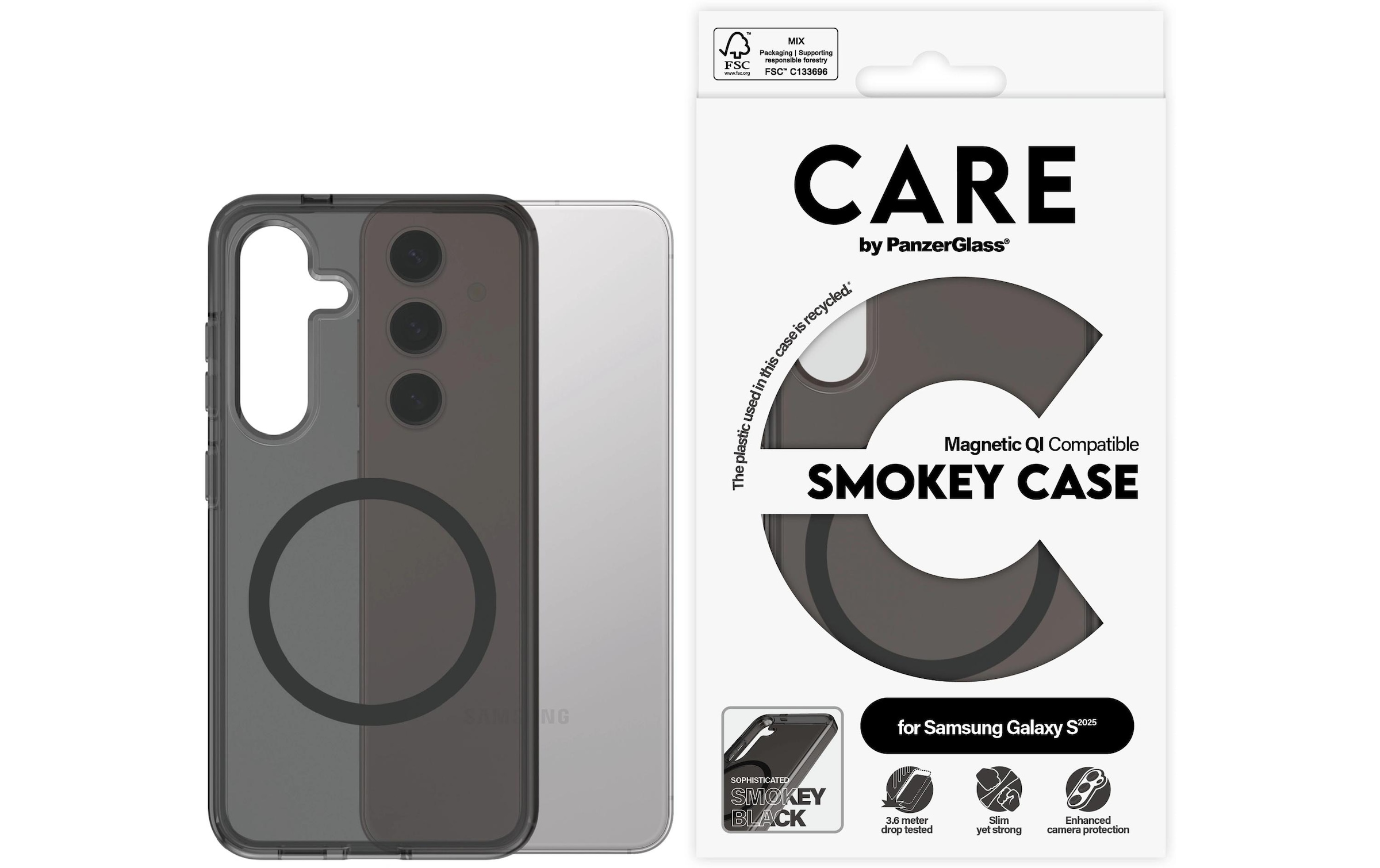 CARE by PanzerGlass Backcover »Flagship Galaxy S25«, Samsung Galaxy S25