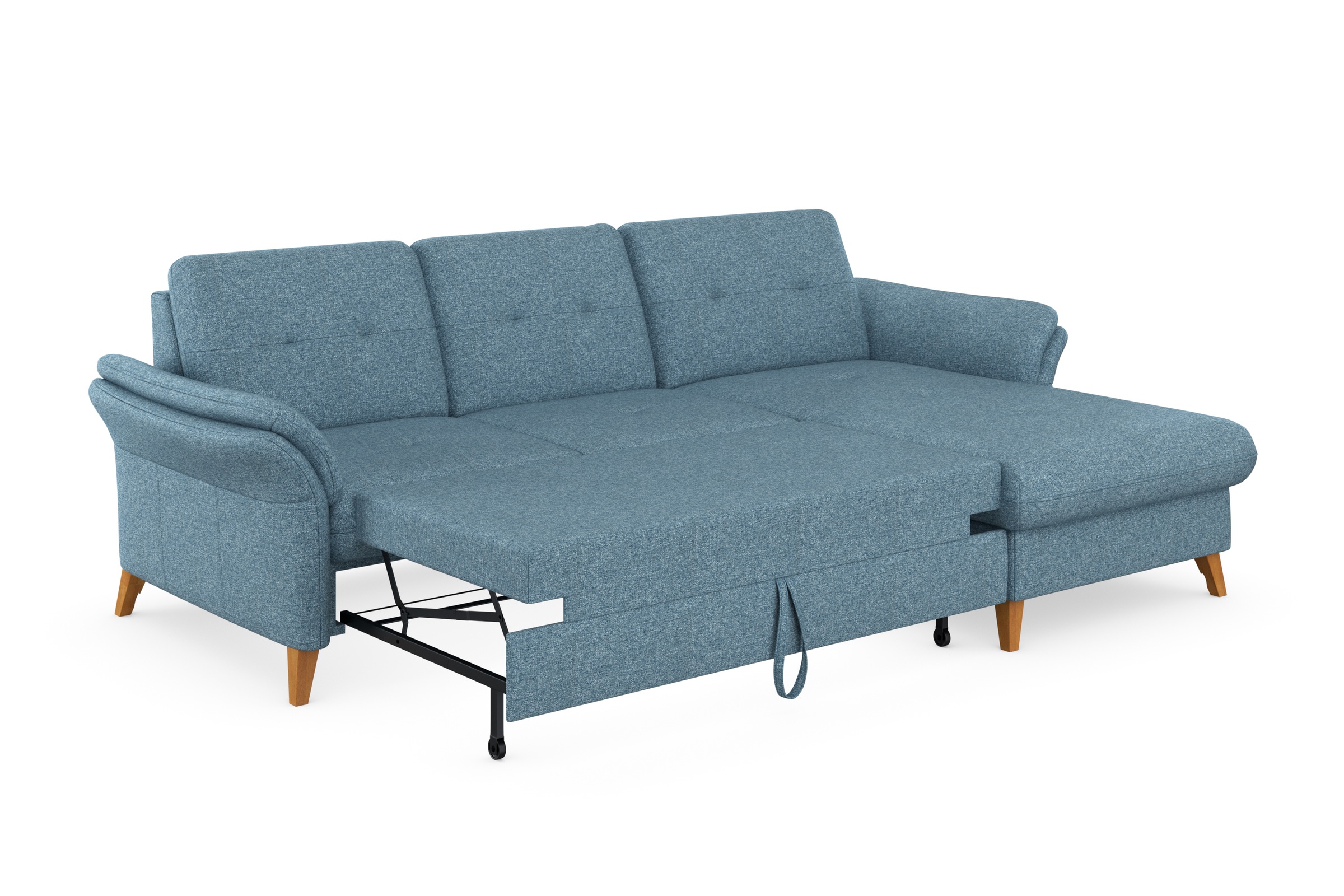 sit&more Ecksofa »Göteborg«, Sitztiefenverstellung und Federkern, wahlweise mit Bettfunktion