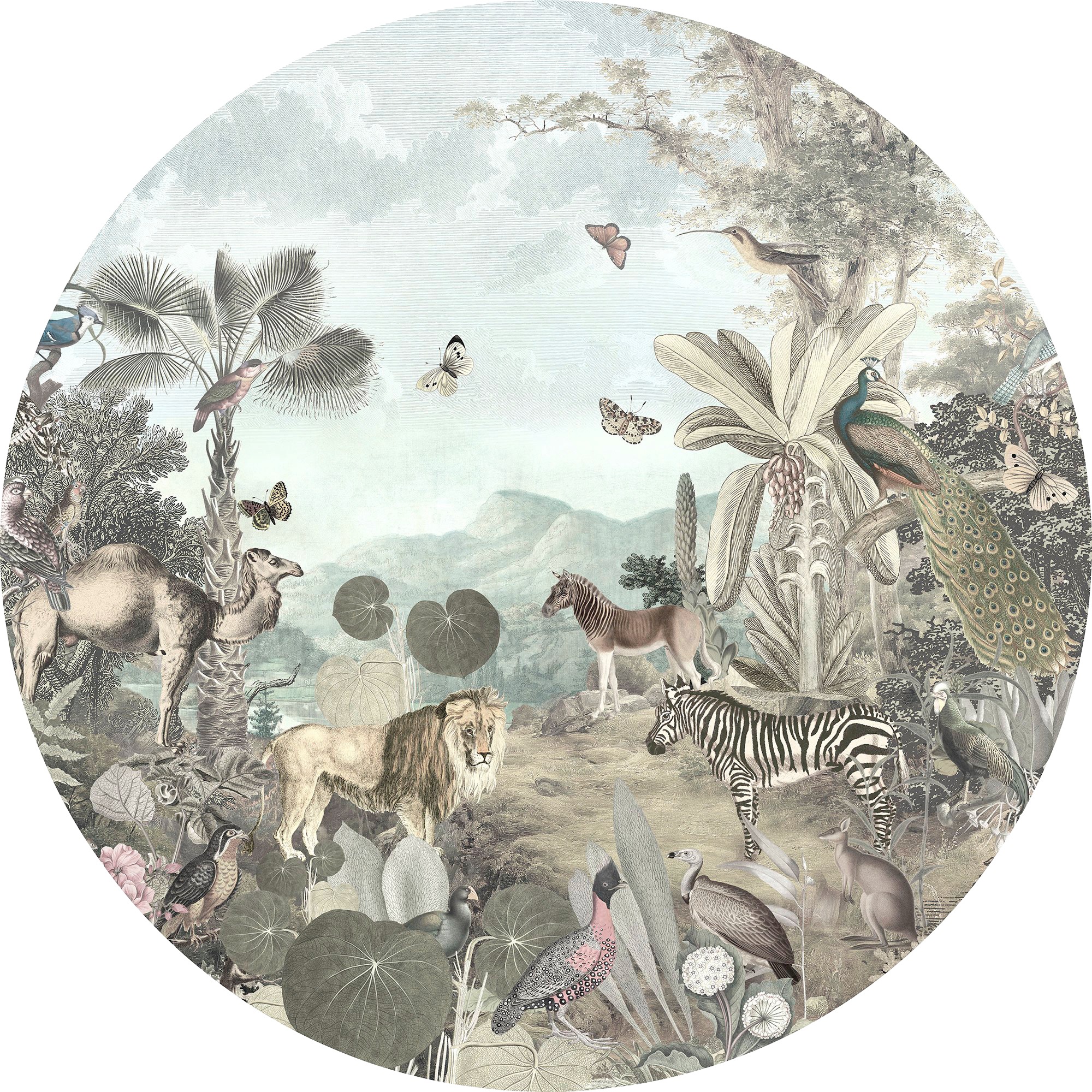 Image of Komar Vliestapete »Utopia«, abstrakt-botanisch bei Ackermann Versand Schweiz