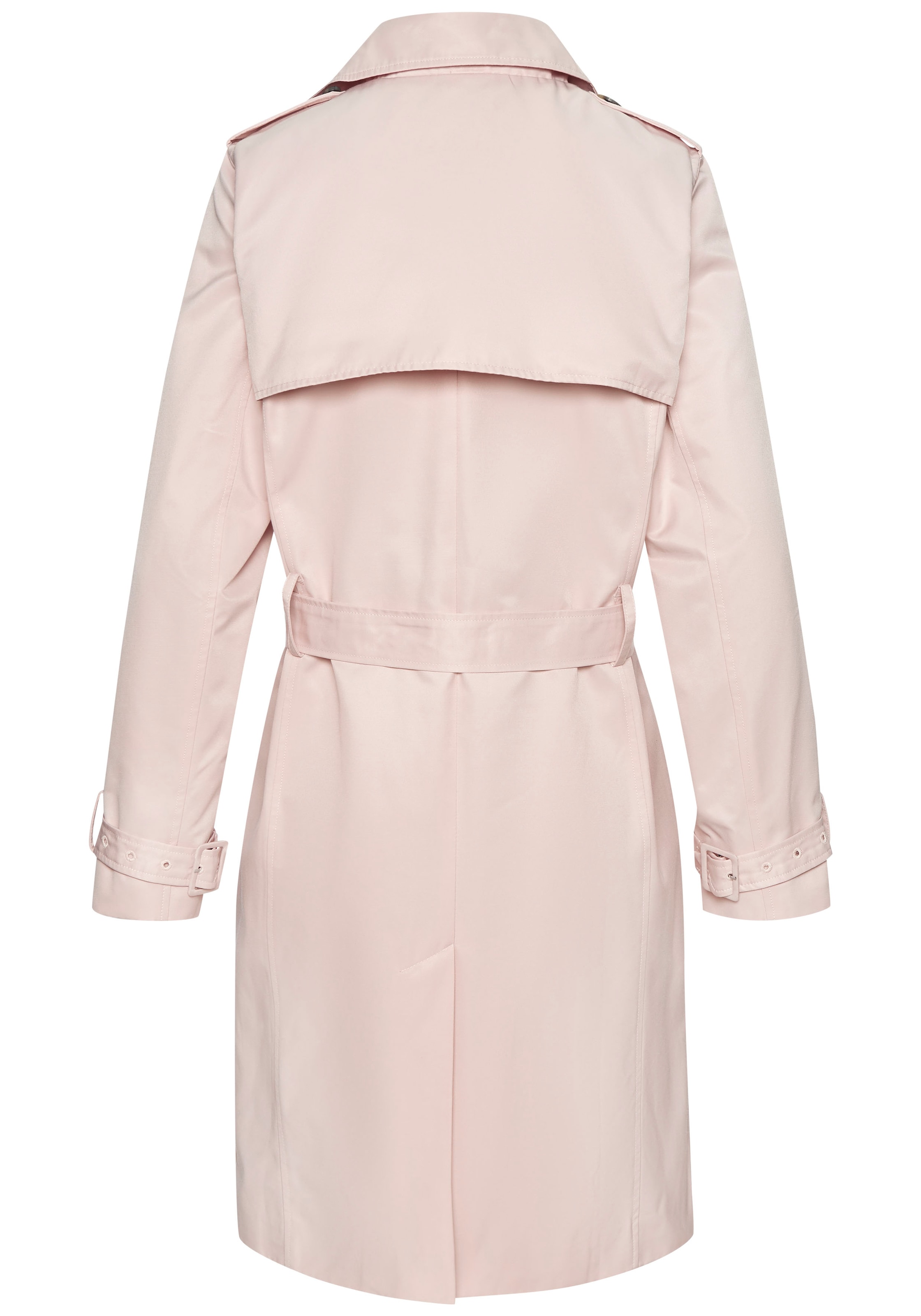 LASCANA Trenchcoat, mit Passe, pflegeleichter Materialmix