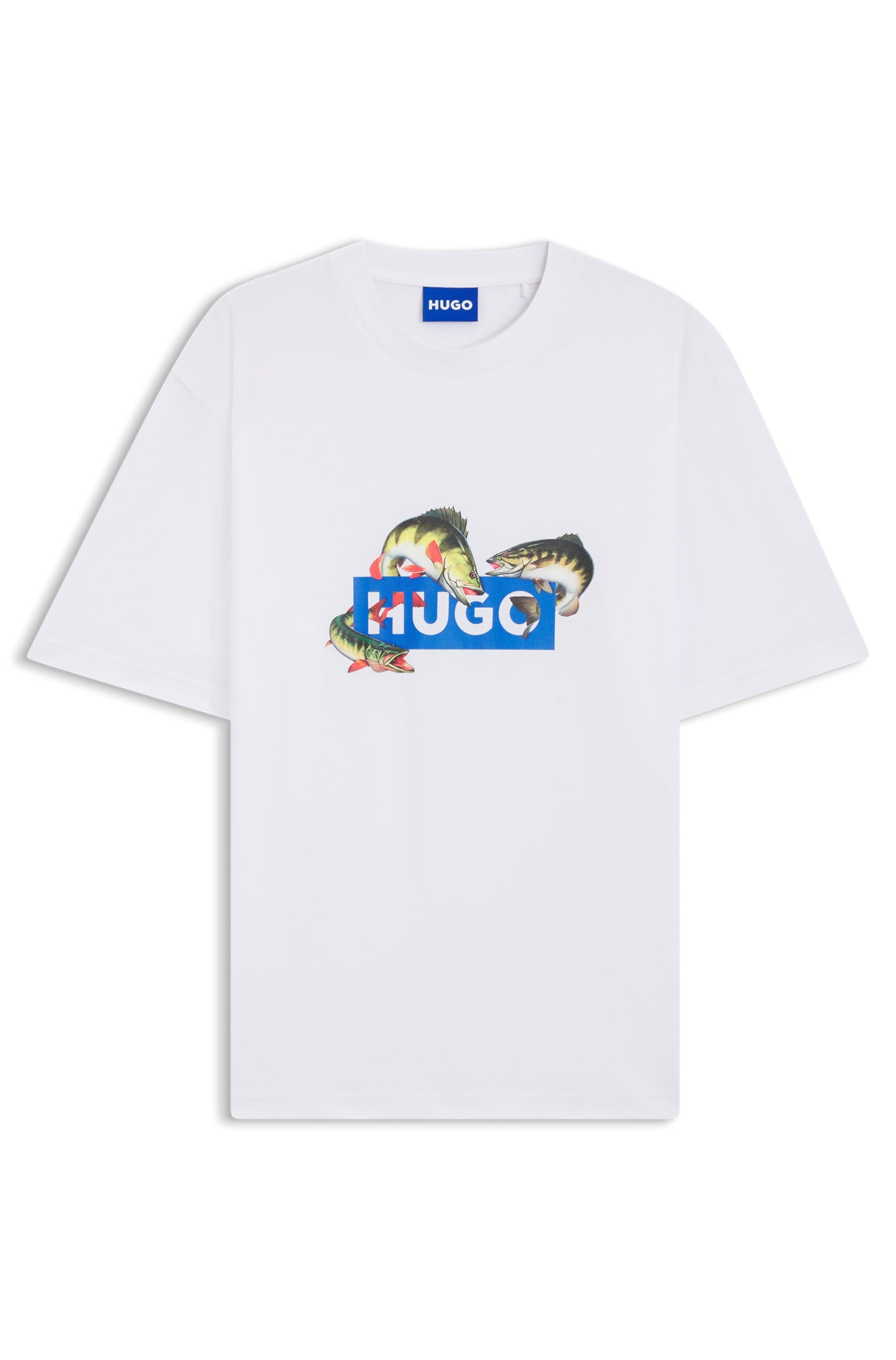 HUGO Blue T-Shirt Regular Fit, Rundhalsausschnitt
