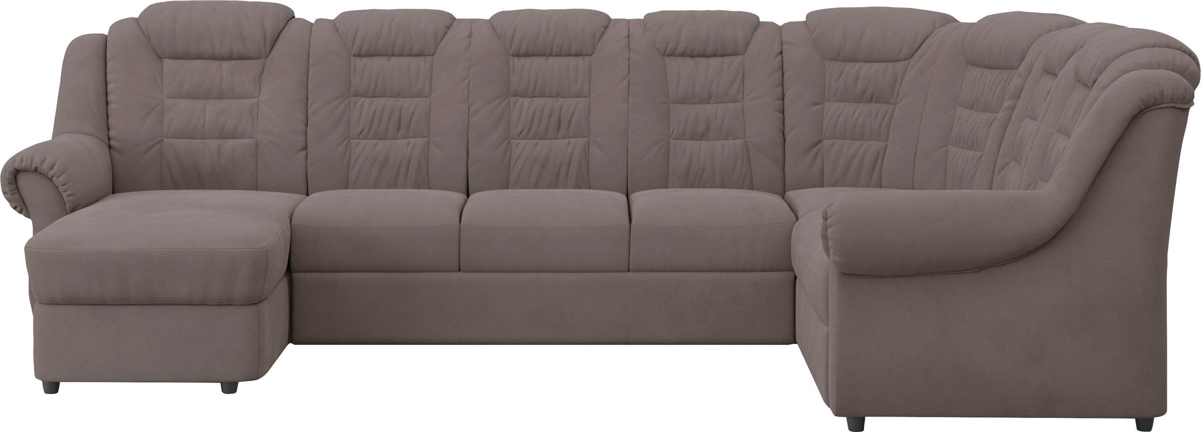 Home affaire Wohnlandschaft »Boston U-Form« mit hoher Rückenlehne, wahlweise mit Bettfunktion & Stauraum