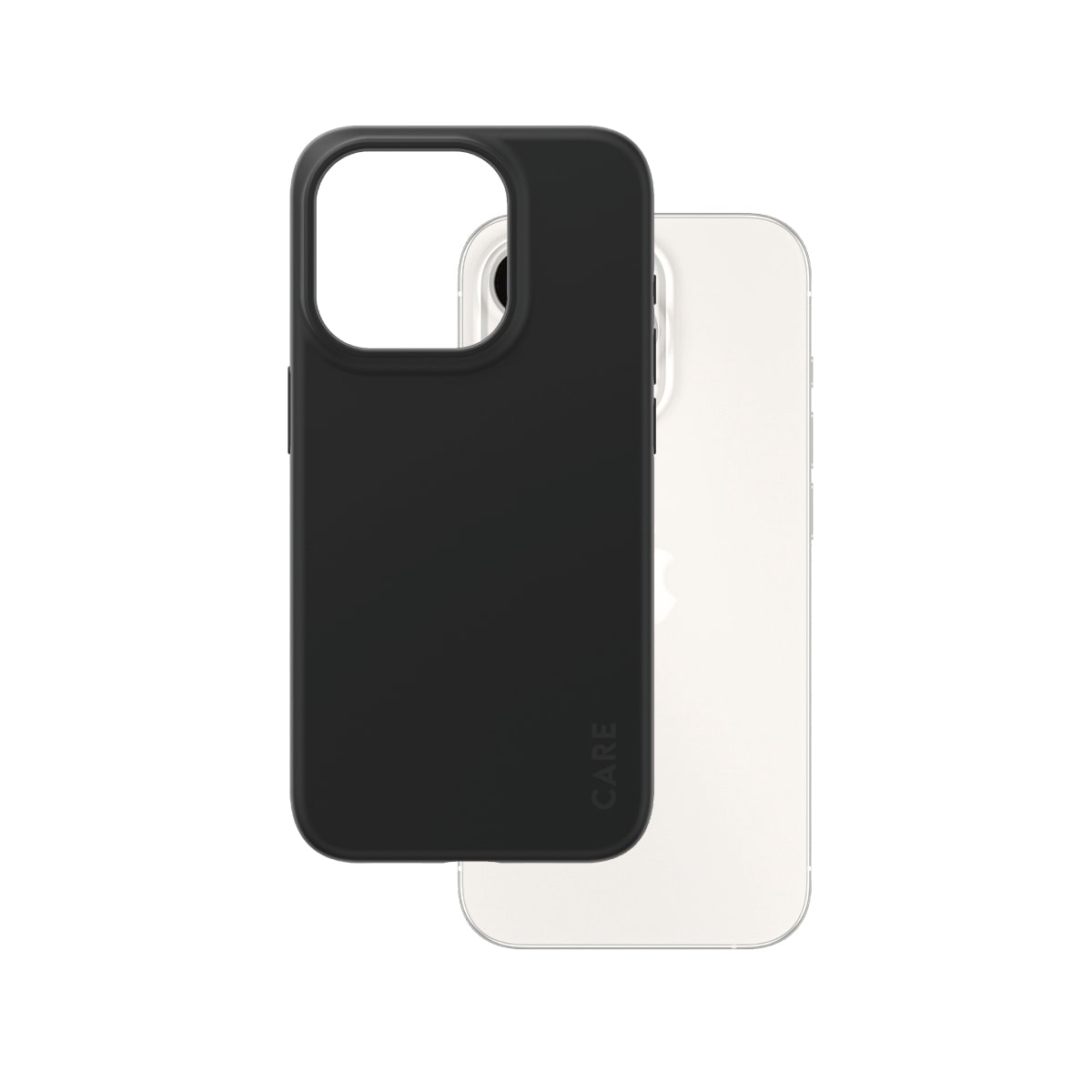 CARE by PanzerGlass Handyhülle »Fearlessly Fashionable Case für Apple iPhone 15 Pro Fashion Black« Backcover, Schutzhülle, Handyschutzhülle, Case, Schutzcase, stossfest