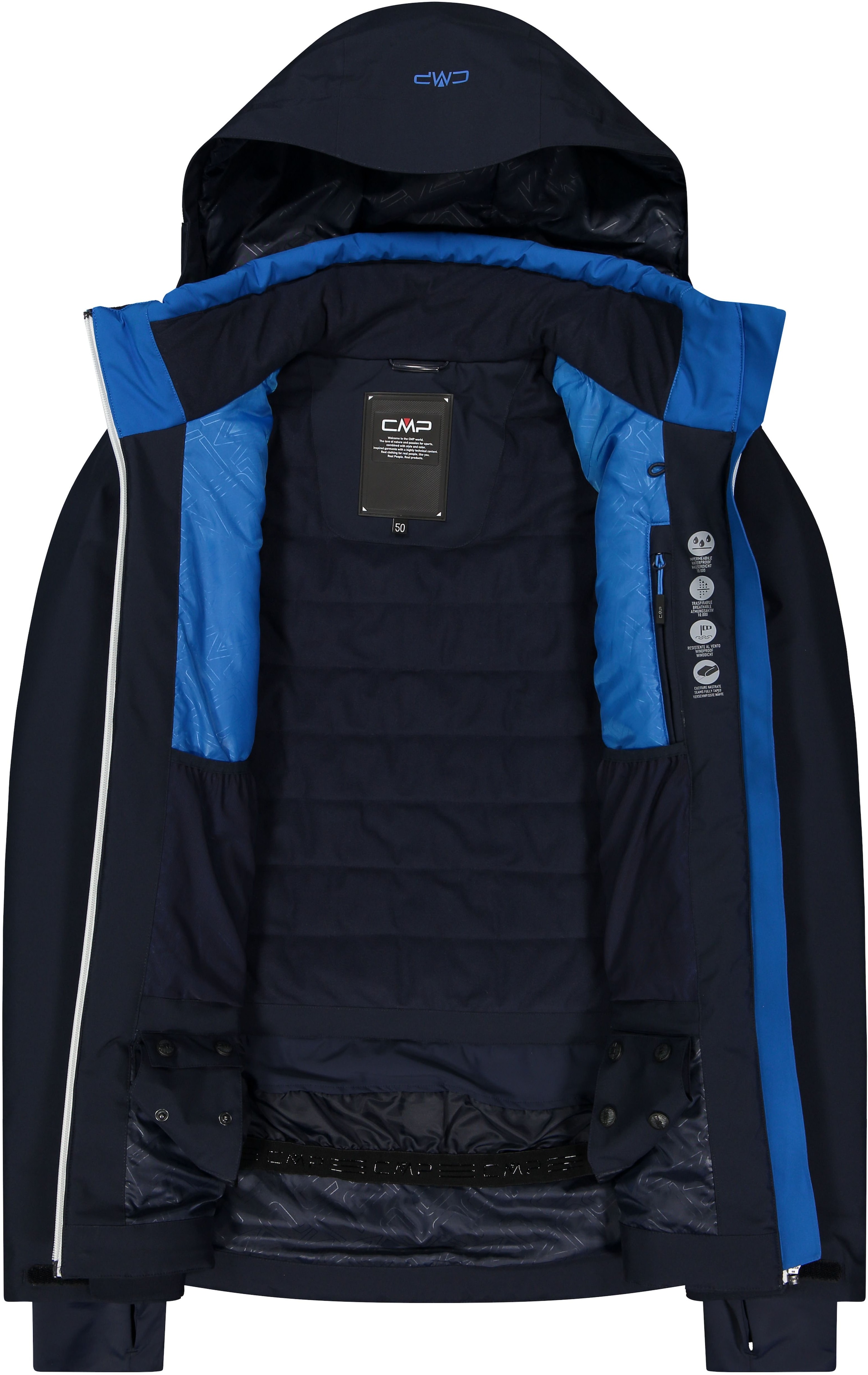 CMP Funktionsjacke, mit Kapuze