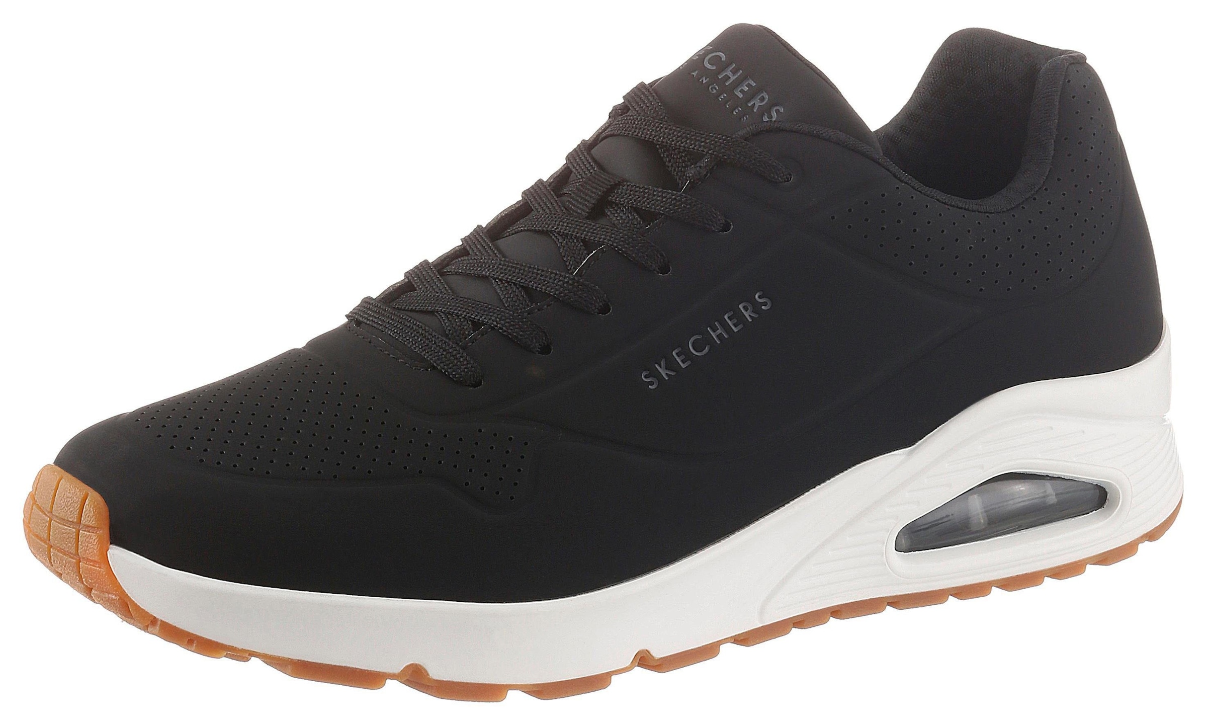 Skechers Sneaker »Uno«, mit extra Dämpfung, Freizeitschuh, Halbschuh, Schnürschuh