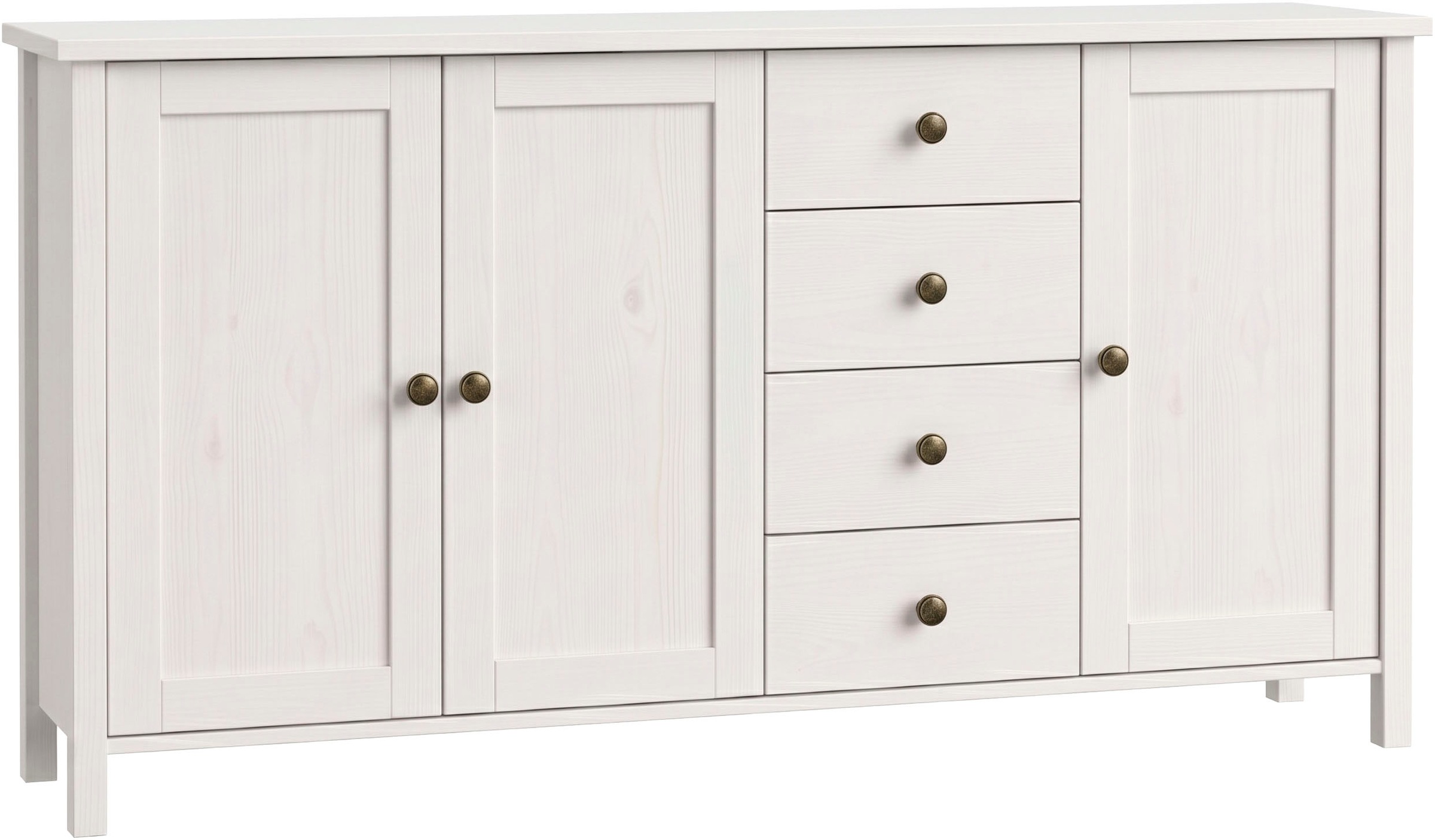 Image of GOODproduct Sideboard "Mikkeli Kommode" aus massiver FSC-zertifizierter Kiefer, moderner Landhausstil