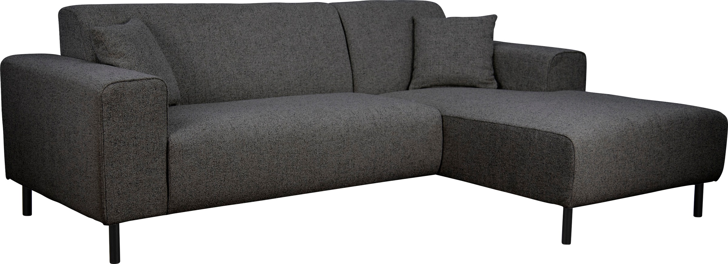 Home affaire Ecksofa »ARROS L-Form mit Wellenunterfederung, Masse B/T/H: 235/163/81 cm«, incl. Zierkissen, mit Recamiere rechts/links bestellbar, auch in Cord