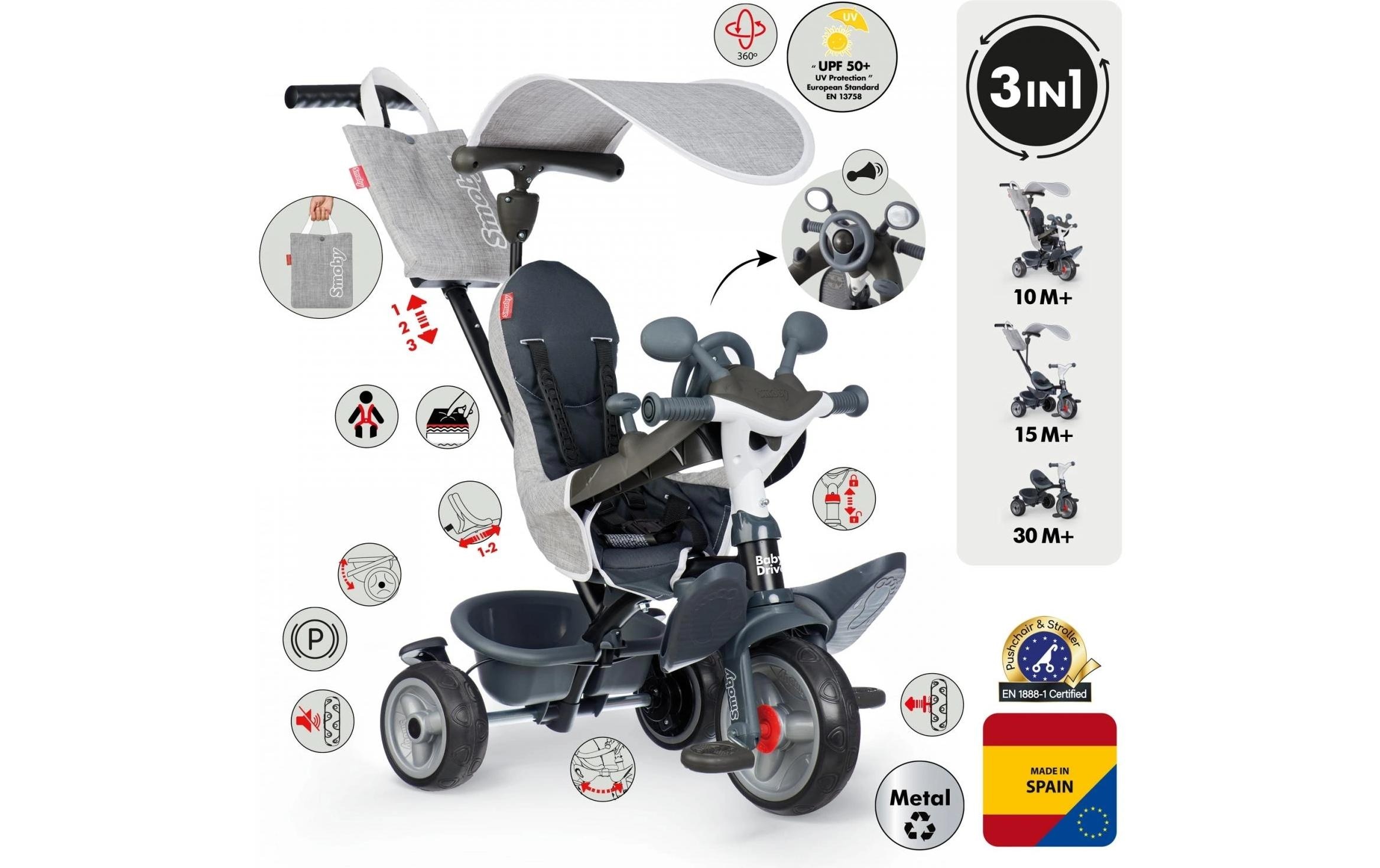 Smoby Dreirad »Baby Driver«