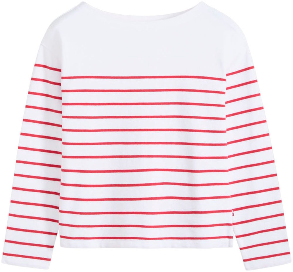 Levi's® Langarmshirt »MARIN STRIPE TOP« Saum mit kurzen Seitenschlitzen
