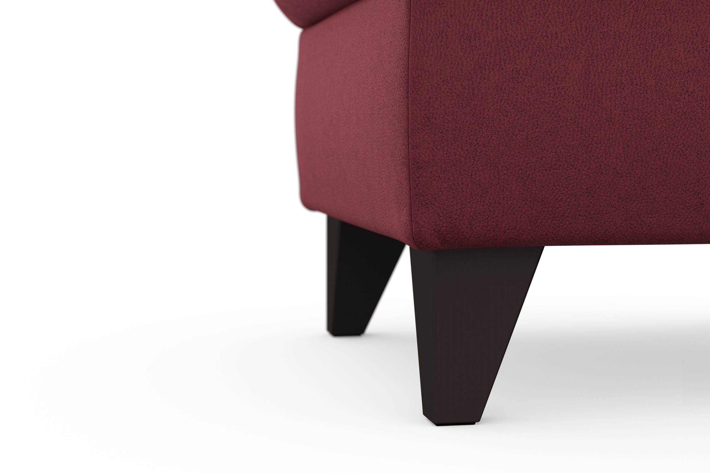 sit&more Stauraumhocker »Mellum«, mit Stauraum und wengefarbenen Holzfüssen
