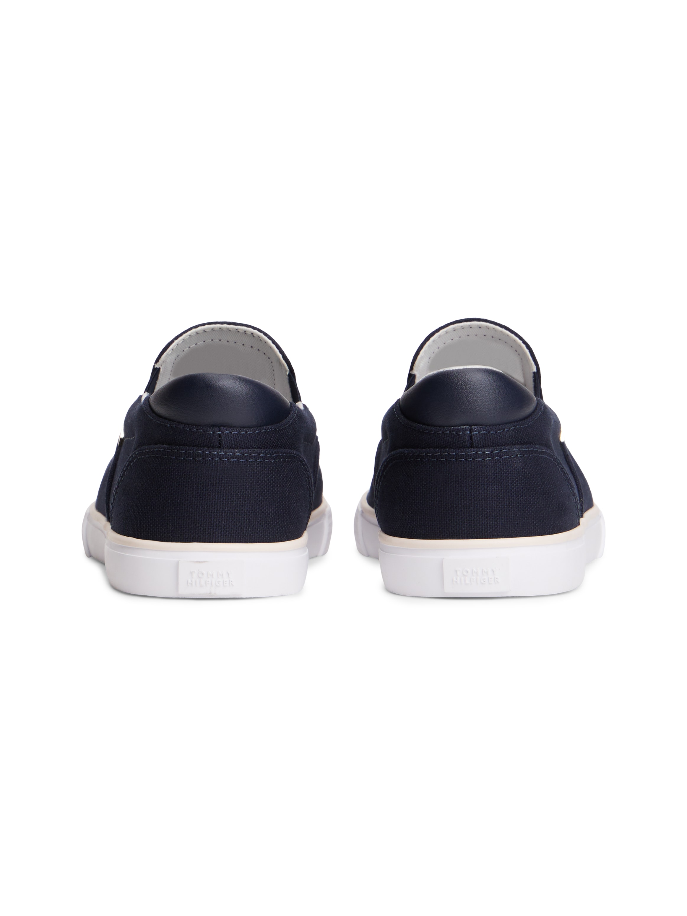 Tommy Hilfiger Slipper »TH LOW PROFILE SLIP ON«  Freizeitschuh, Loafer, Slipper mit edlem Logoemblem