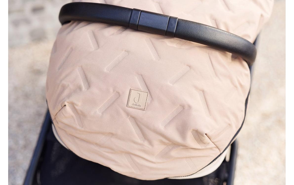 Jollein Chancelière »Embossed Milky Coffee« Wärmeschutz für Kinderwagen