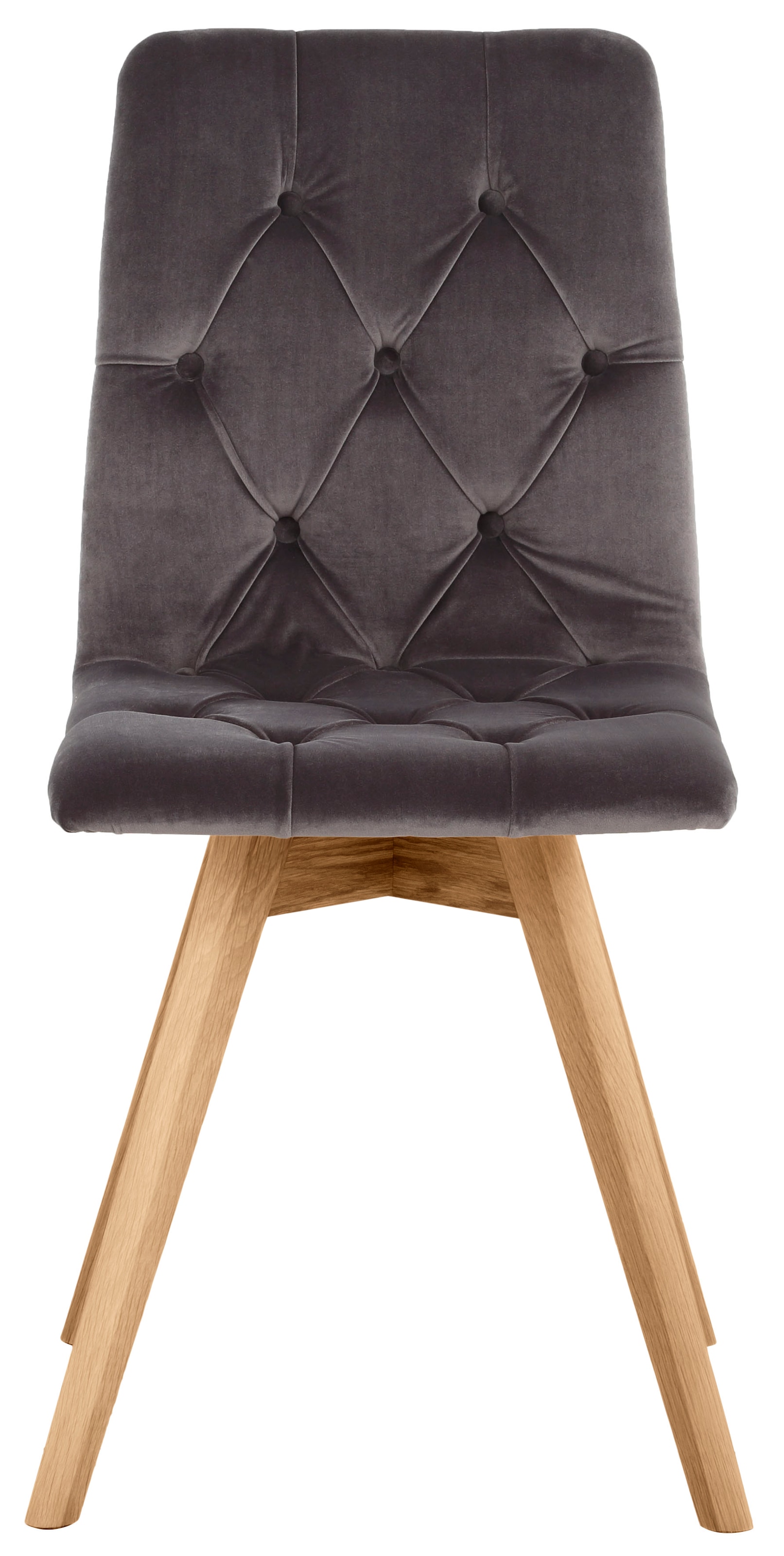 GOODproduct Chaise de salle à manger »Rania« (Ensemble) 2 cuisen set de 2/4/6, pieds en bois massif