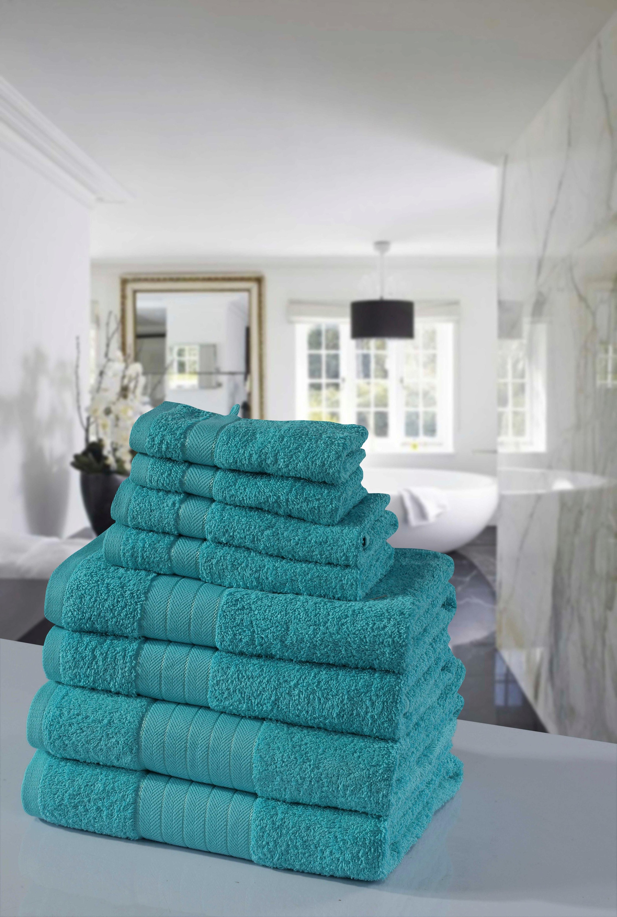 Image of Emotion Handtuch Set »Uni«, Set, 8 tlg., Frottee, mit grosser Farbauswahl bei Ackermann Versand Schweiz