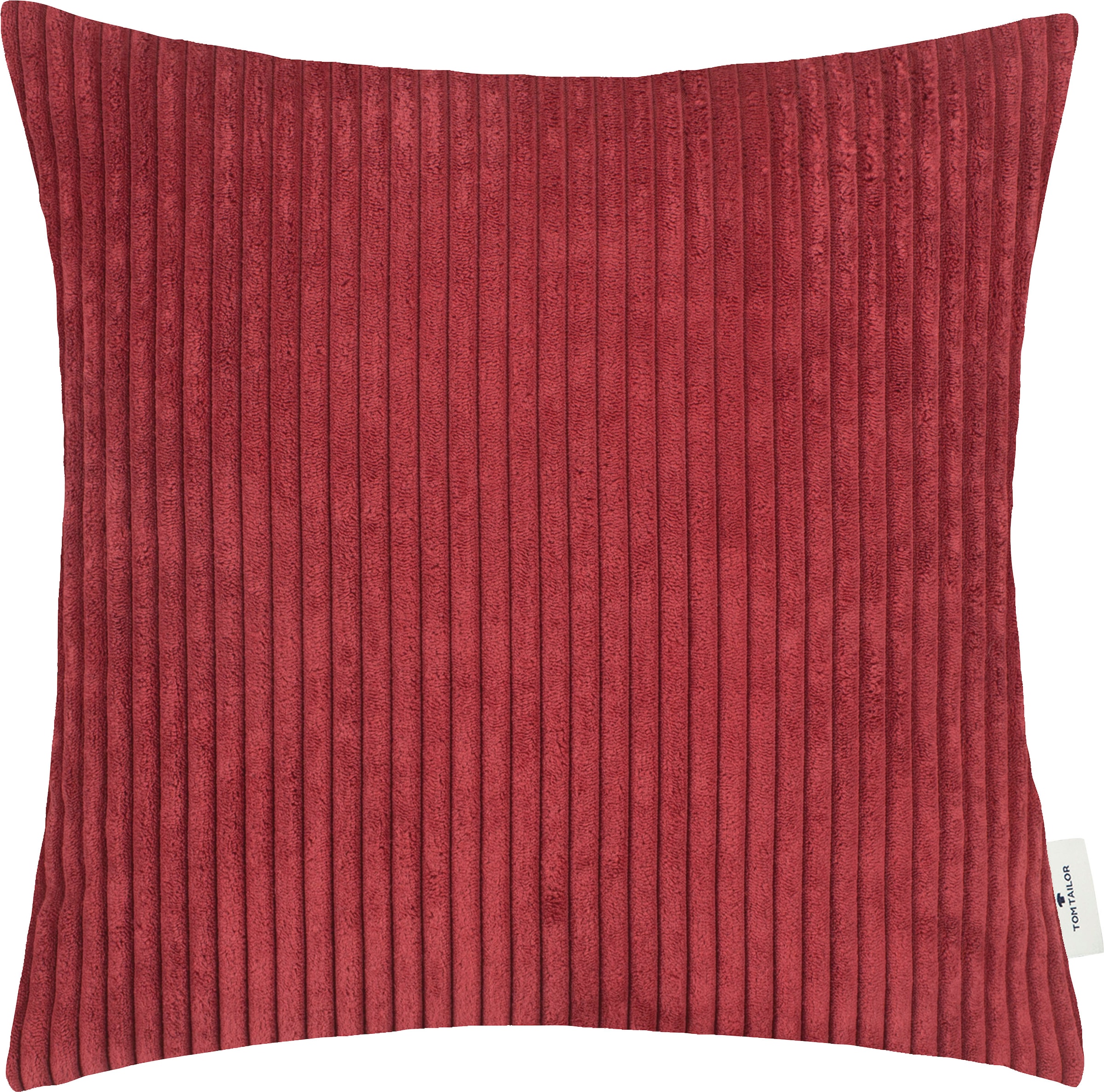 Image of TOM TAILOR HOME Dekokissen "Big Corduroy" mit effektvollem Reissverschluss, Kissenhülle ohne Füllung, 1 Stück