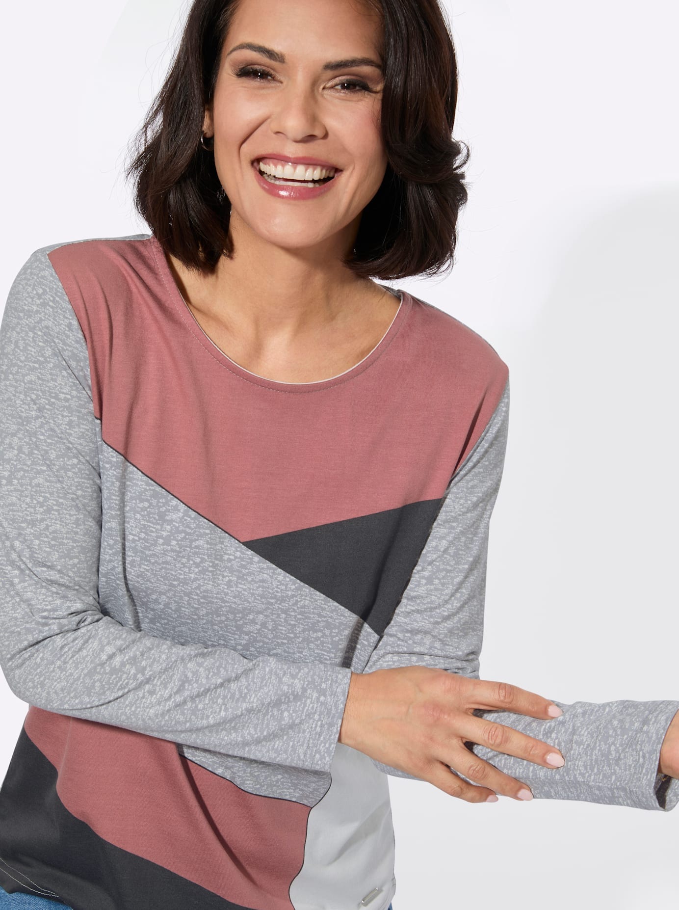 Casual Looks Print-Shirt »Druck-Shirt« 1