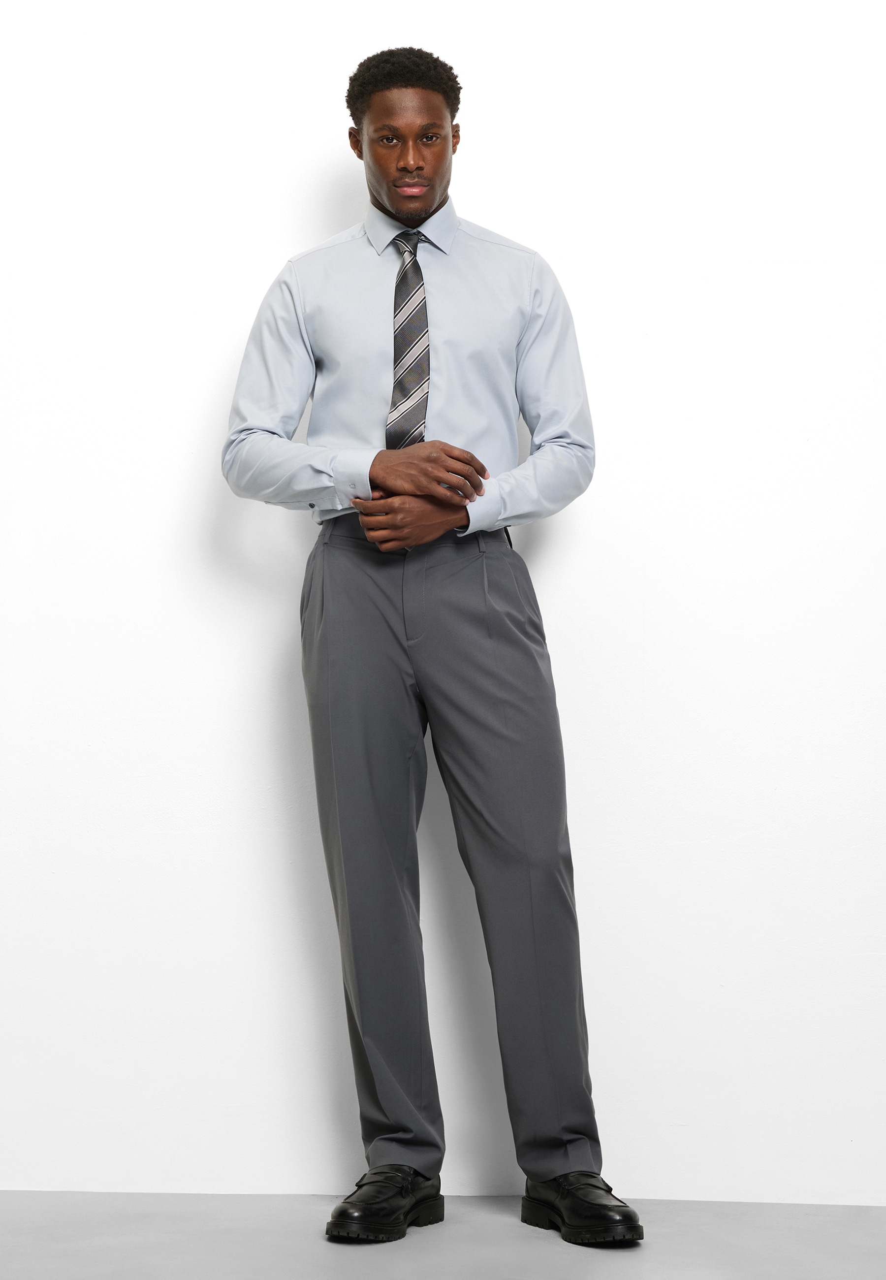 OLYMP Langarmhemd »Level 5« Businesshemd, body fit, New York Kentkragen