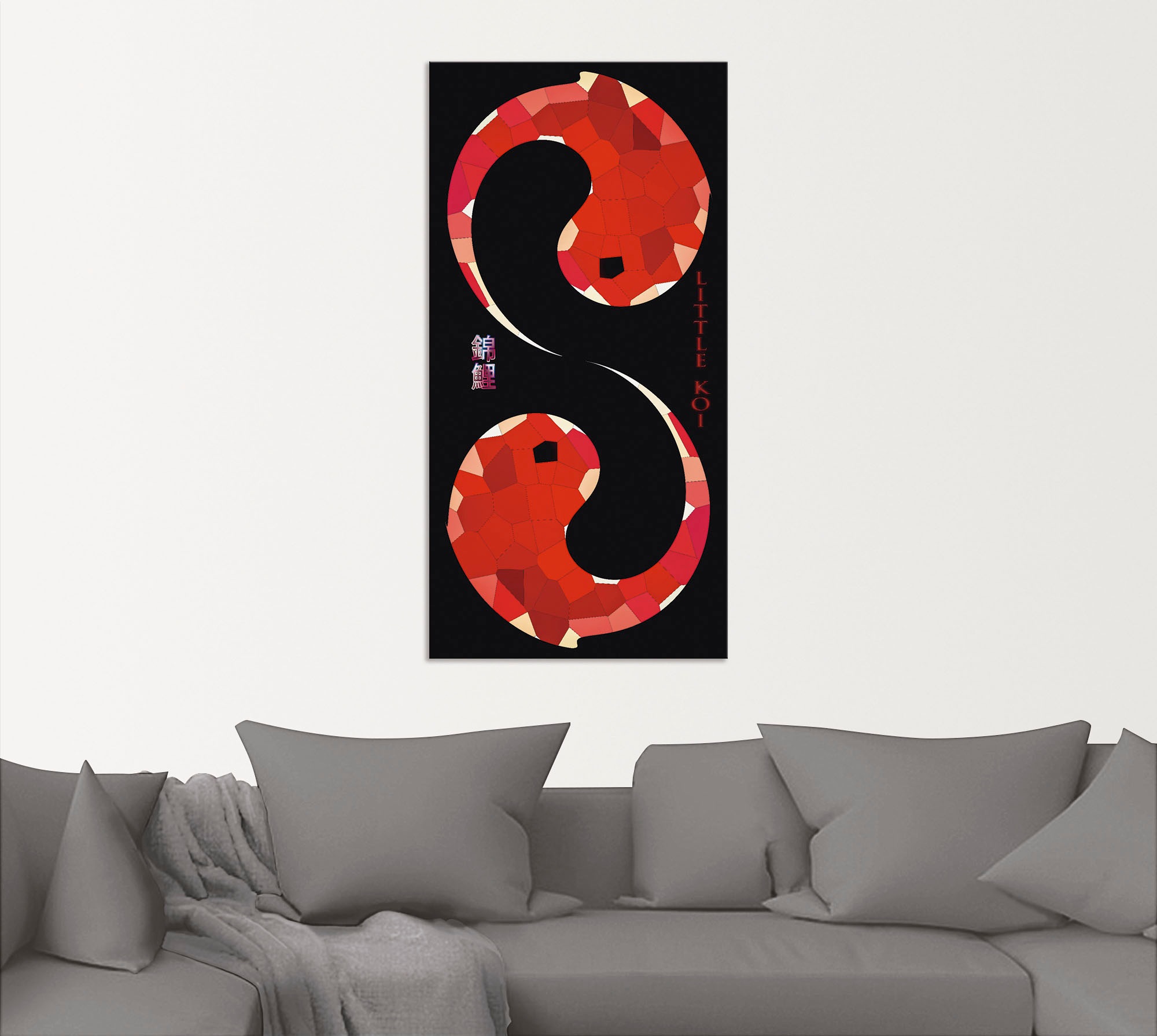 Artland Wandbild »KOI-Karpfen«, Religion, (1 St.), als Alubild, Leinwandbild, Wandaufkleber oder Poster in versch. Grössen