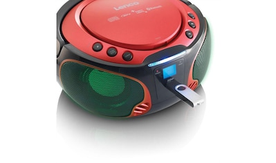 Lenco Microanlage »MC-020 Mehrfarbig«, (Bluetooth FM-Tuner) jetzt kaufen