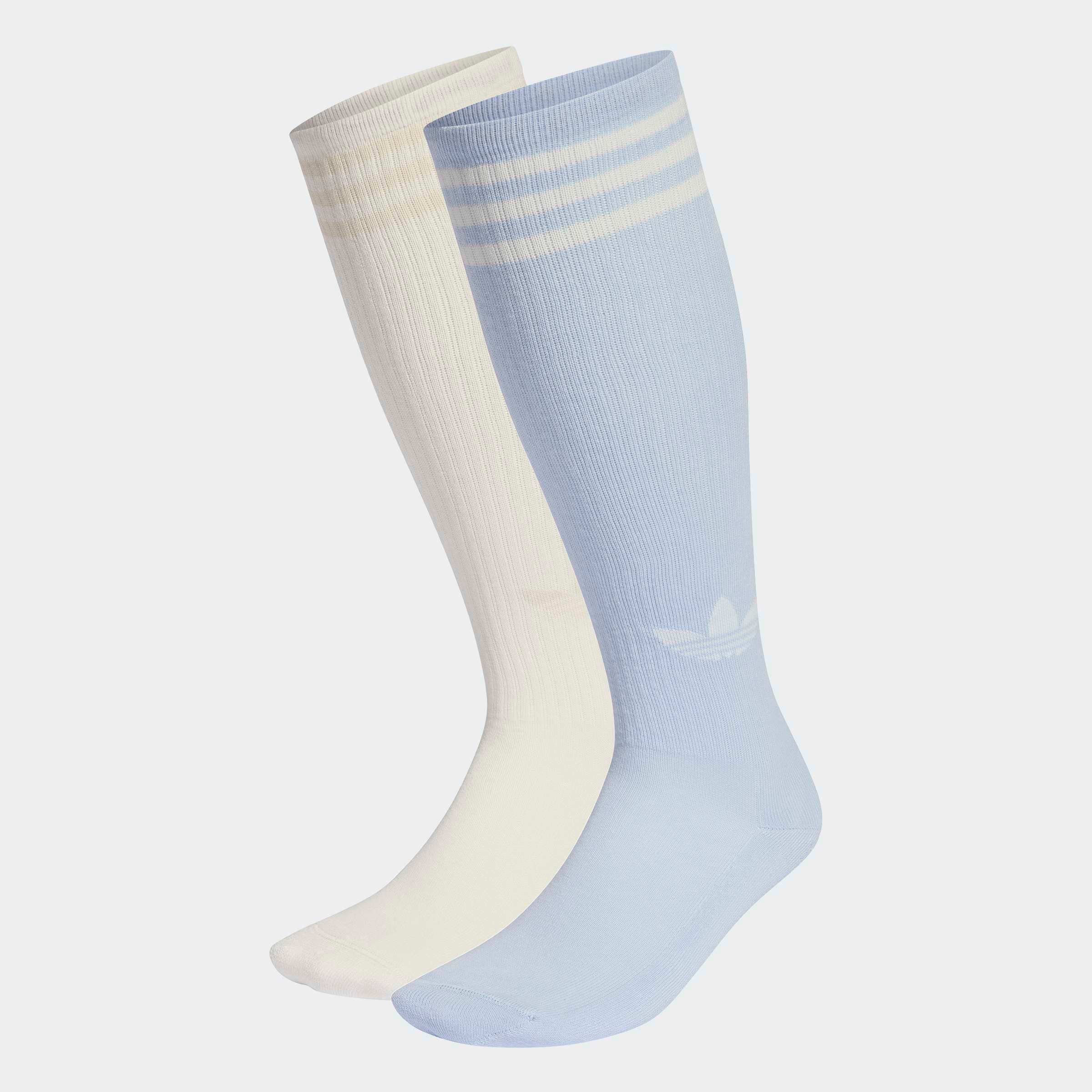 Image of adidas Originals Sportsocken "3S KNEE S 2P" 2 Paar tlg. für sportive Aktivitäten und Laufen, vom Fussball inspirierte Details