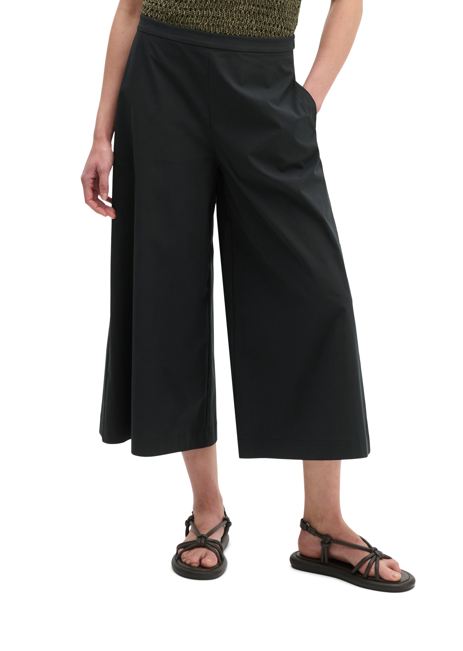 Image of Marc OPolo Culotte wide aus Popeline-Stretch