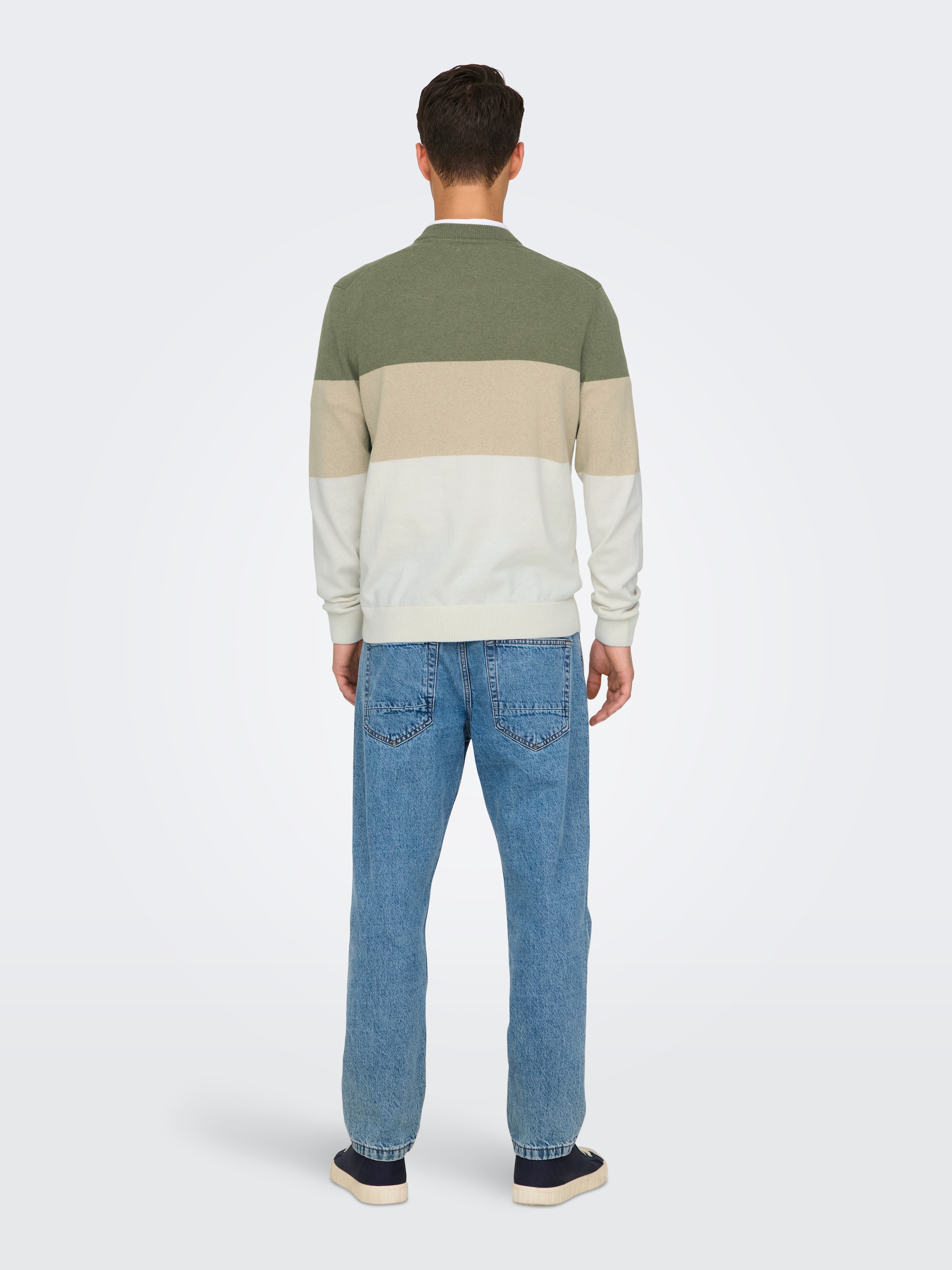 ONLY & SONS Pull à col rond »ONSREX LIFE REG 12 CREW KNIT«
