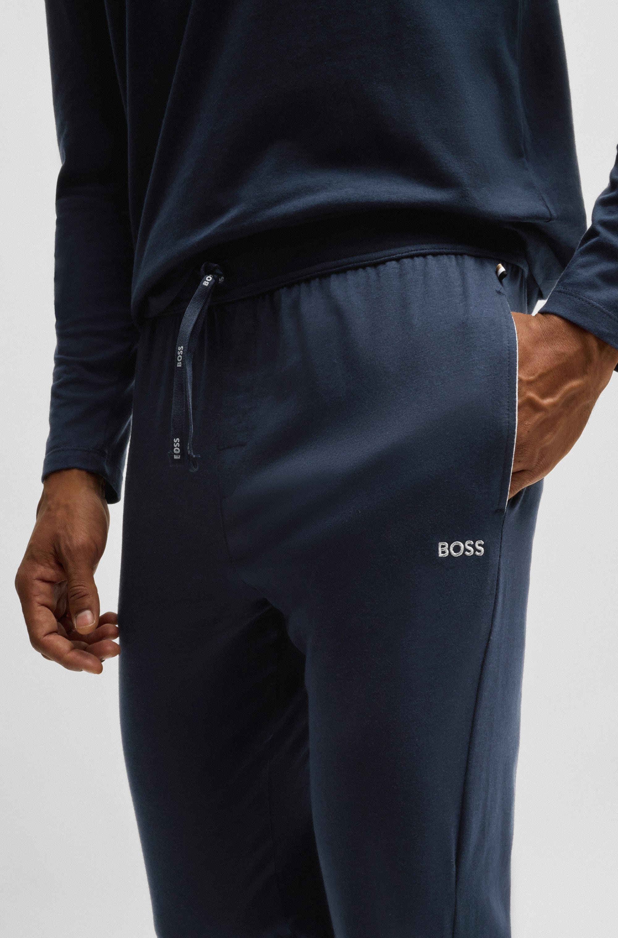 BOSS Sweathose »Mix&Match Pants«, mit BOSS Aufdruck auf dem Kordelzug