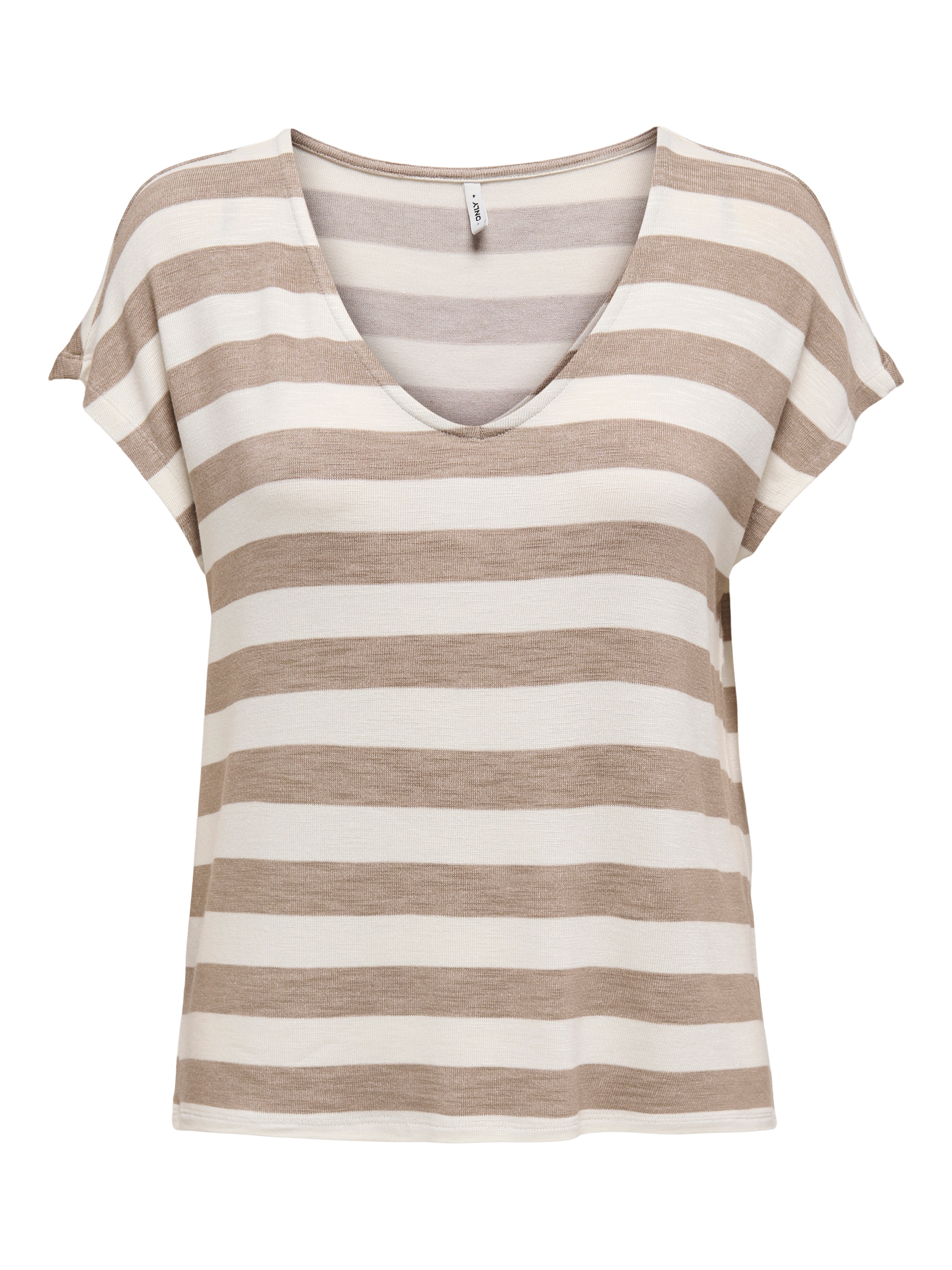 ONLY V-Shirt »ONLLIRA LIFE S/S V-NECK TOP JRS NOOS«